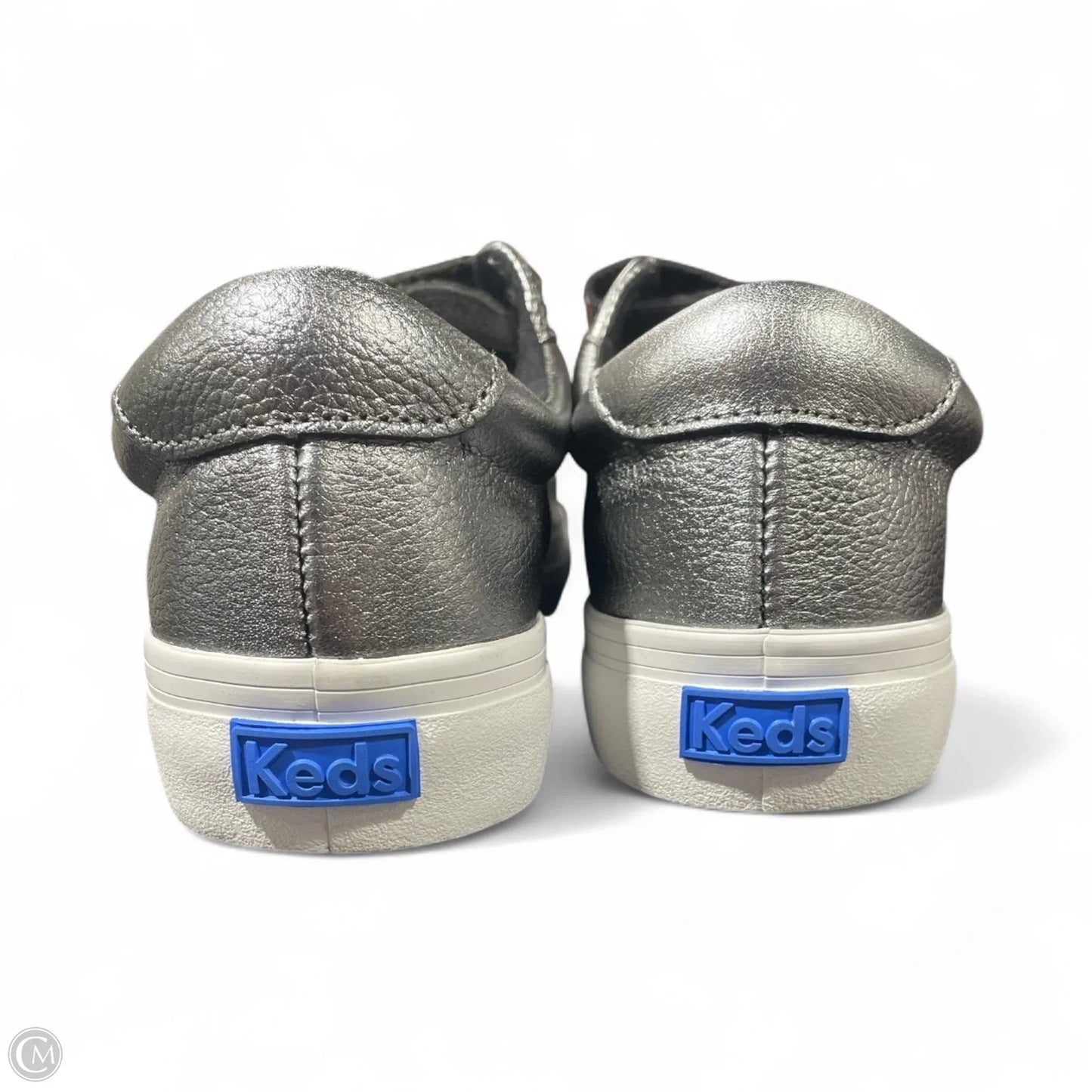 Shoes Sneakers By Keds In Silver, Size: 6.5