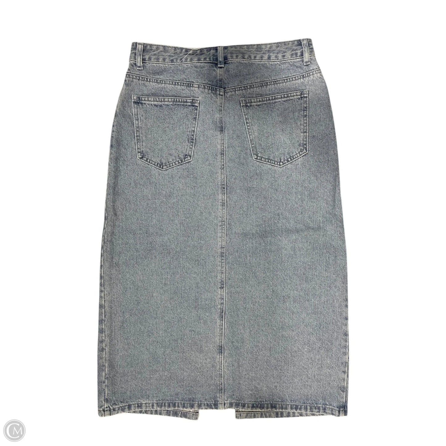 Skirt Maxi By Forever 21 In Blue Denim, Size: L