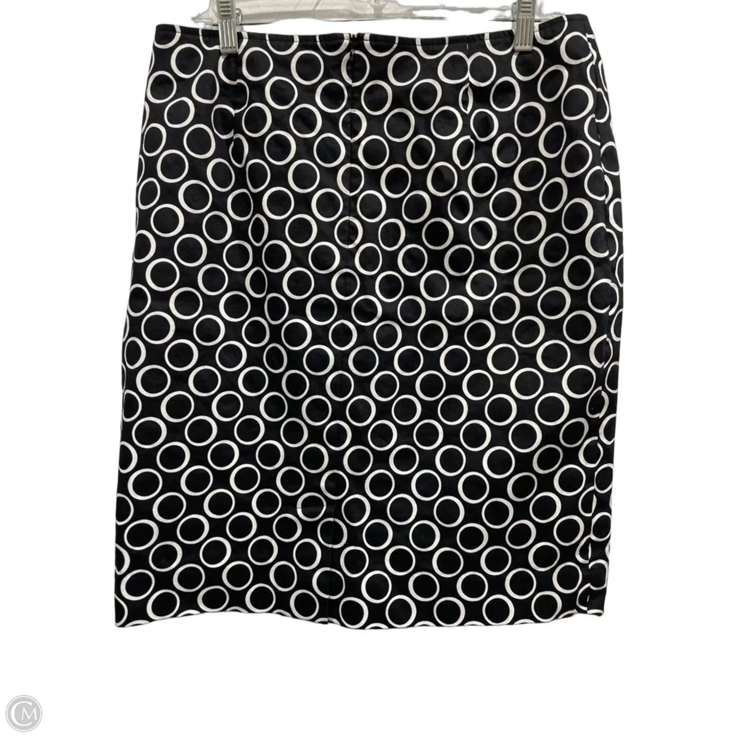 Skirt Midi By Sharon Young In Black & White, Size: 10
