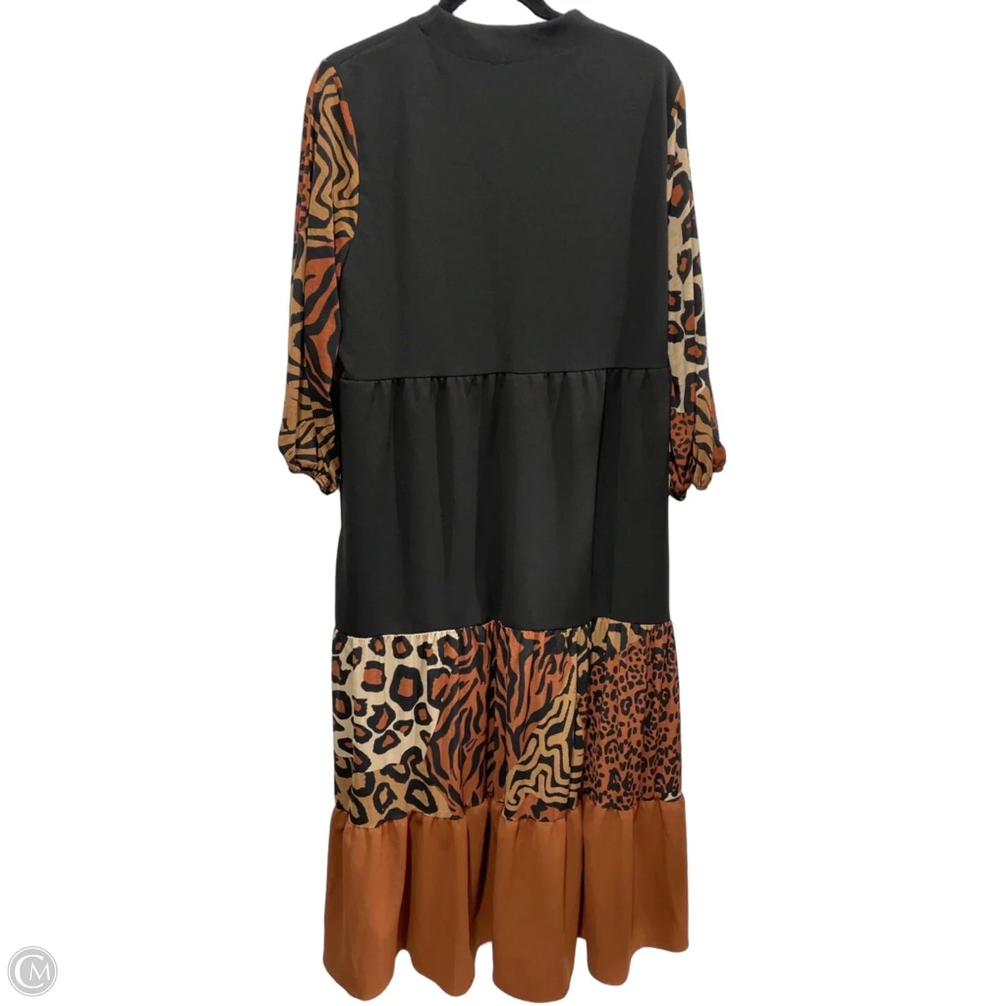Dress Casual Maxi By Clothes Mentor In Animal Print, Size: Xl