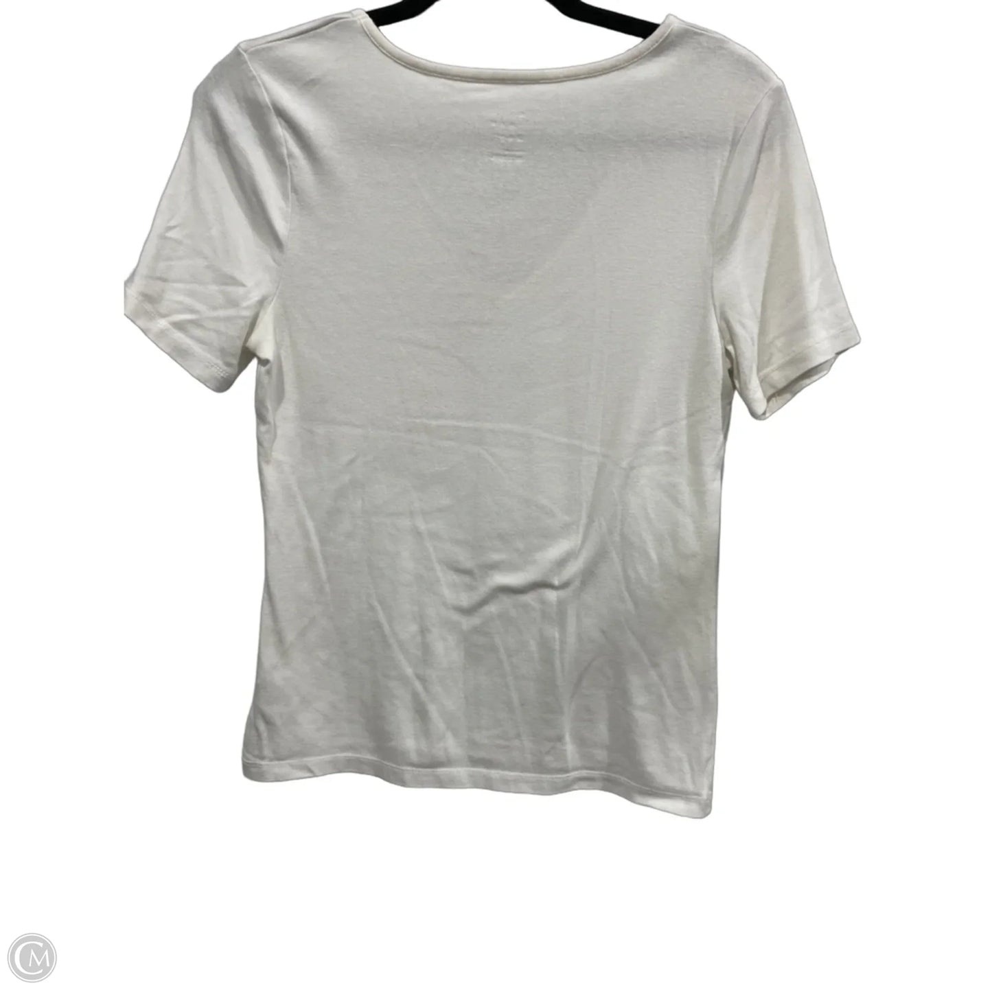 Top Short Sleeve Basic By A New Day In White, Size: M