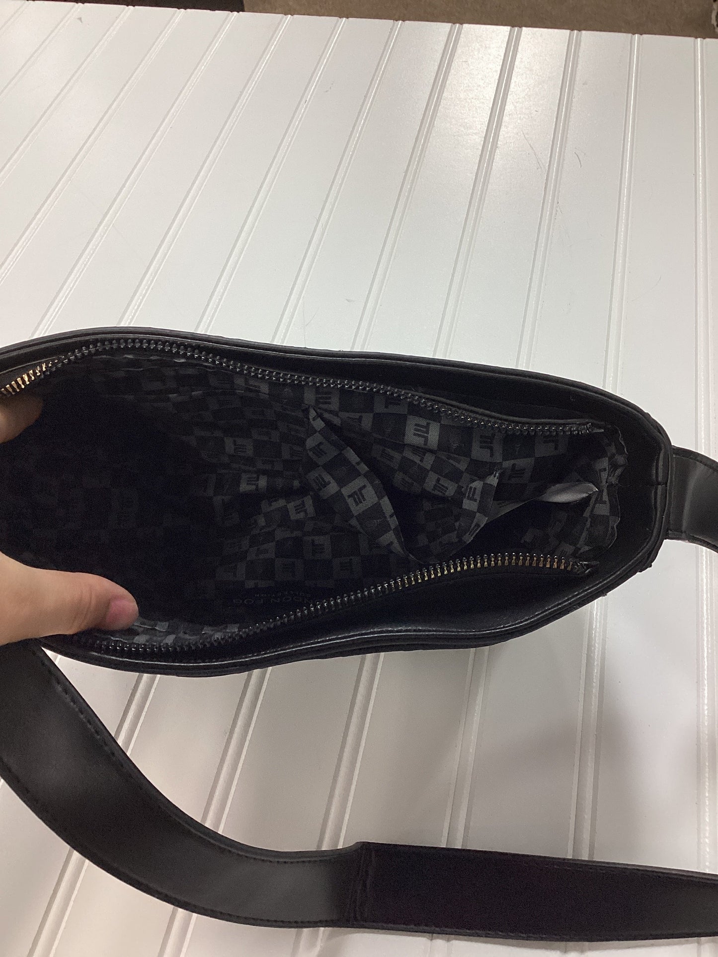 Handbag By London Fog In Black, Size:Medium
