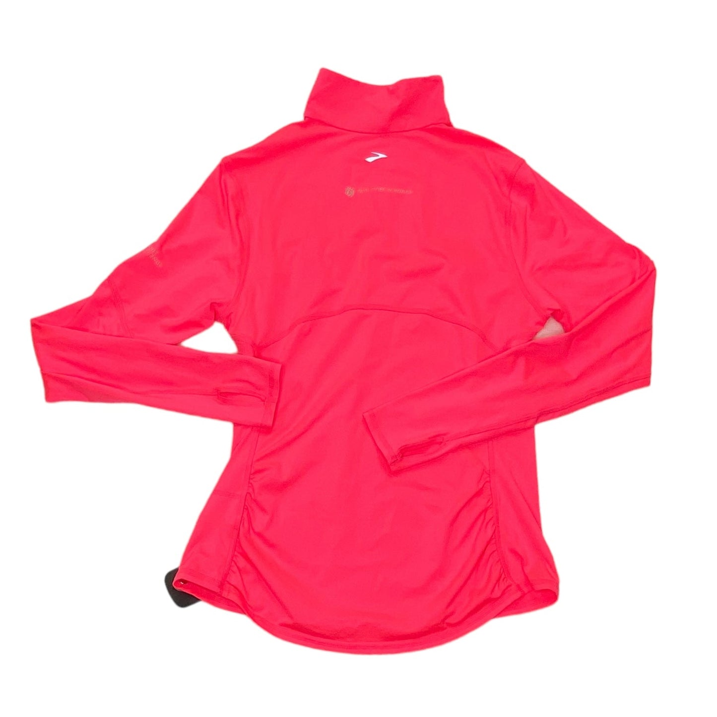 Athletic Top Long Sleeve Collar By Brooks Size: M