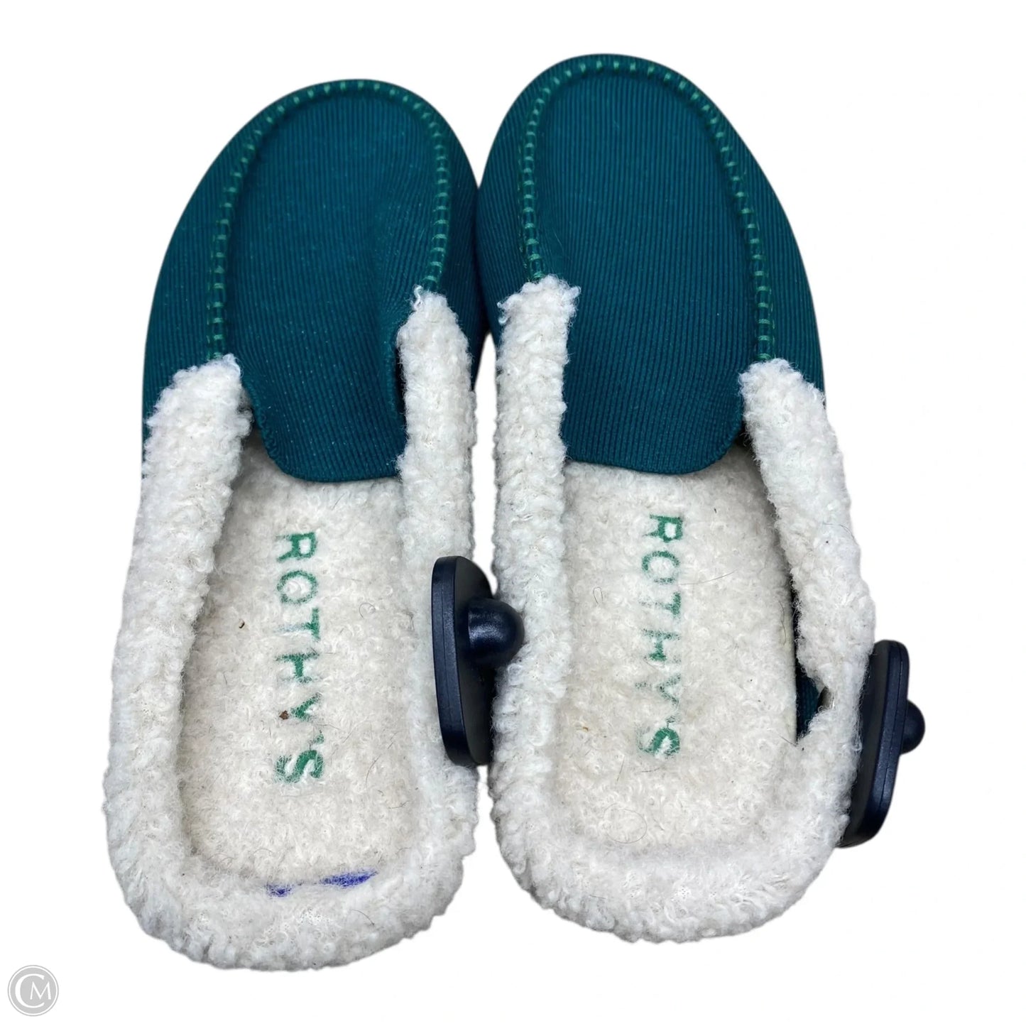 Slippers Designer By Rothys In Green