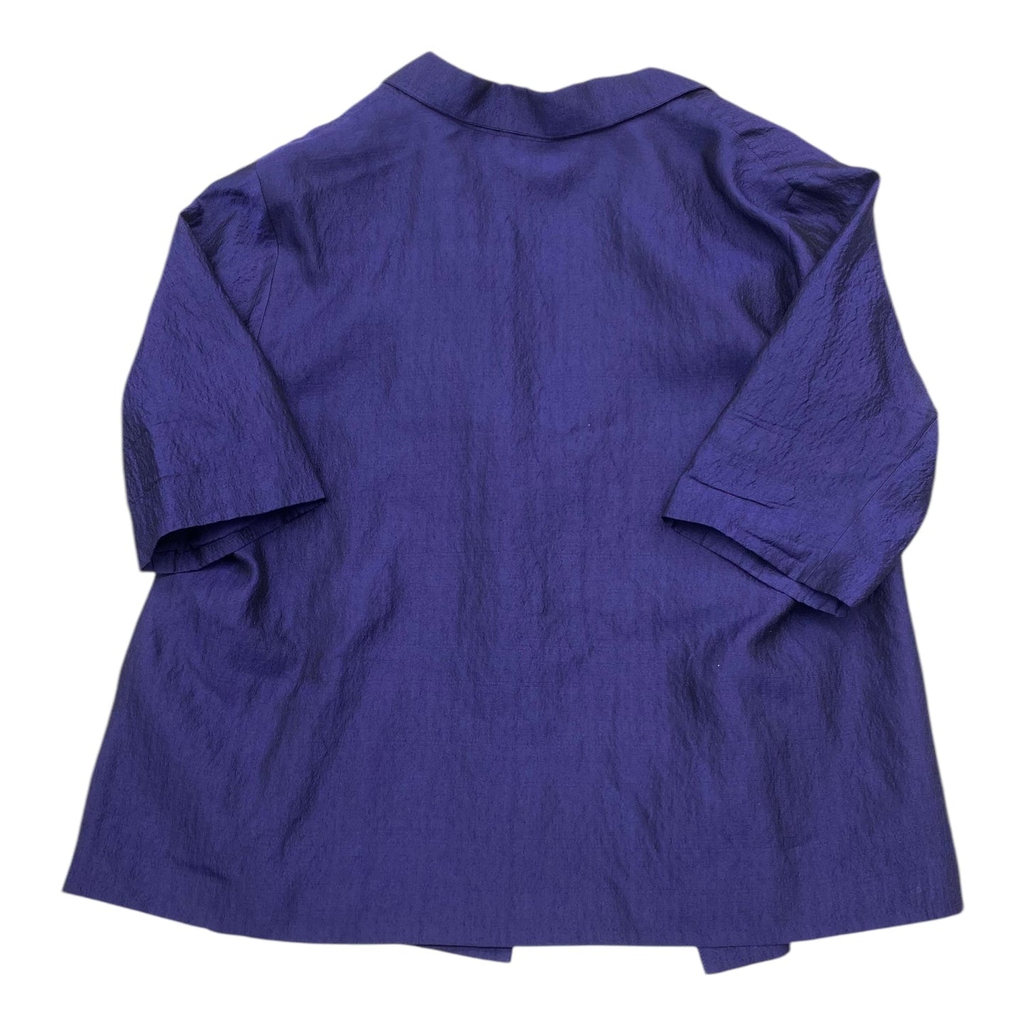 Blazer Designer By Eileen Fisher In Navy, Size: 1x