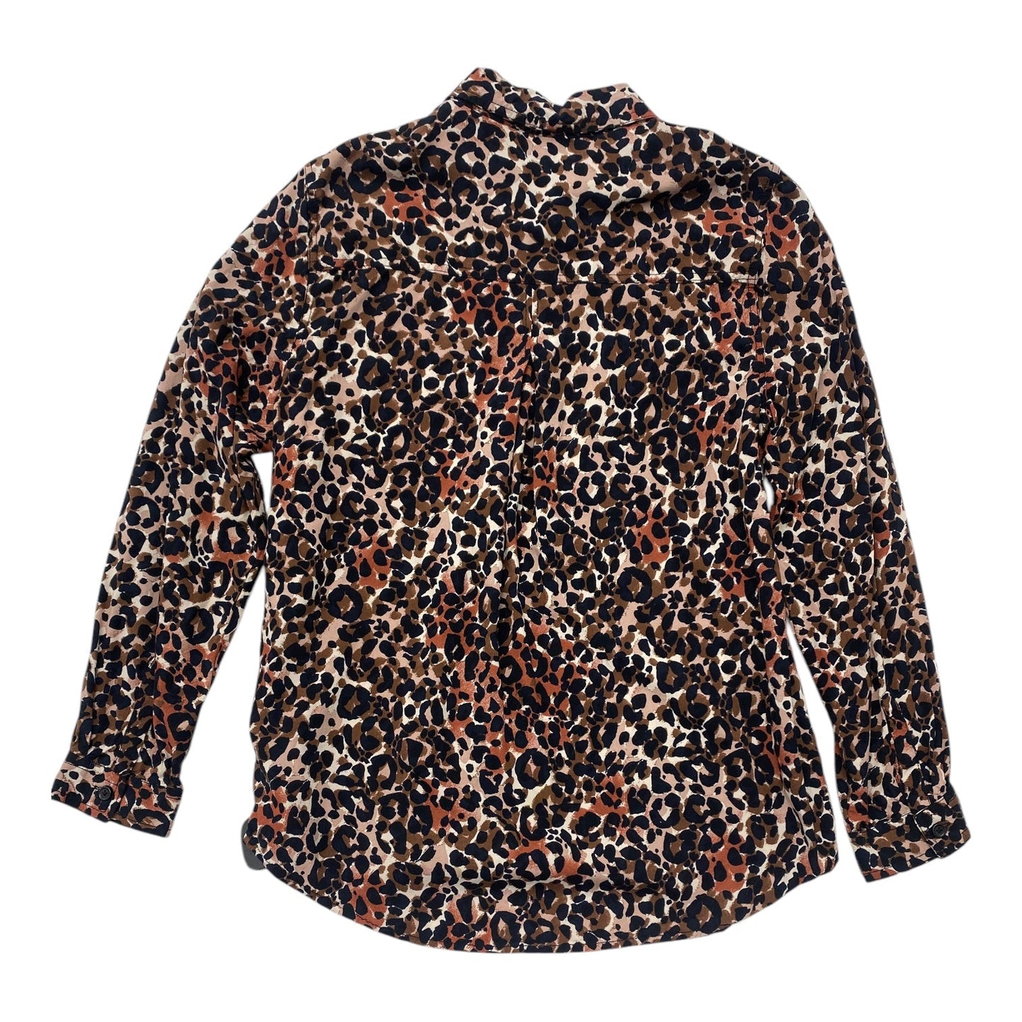 Top Long Sleeve By Beachlunchlounge In Animal Print, Size: L