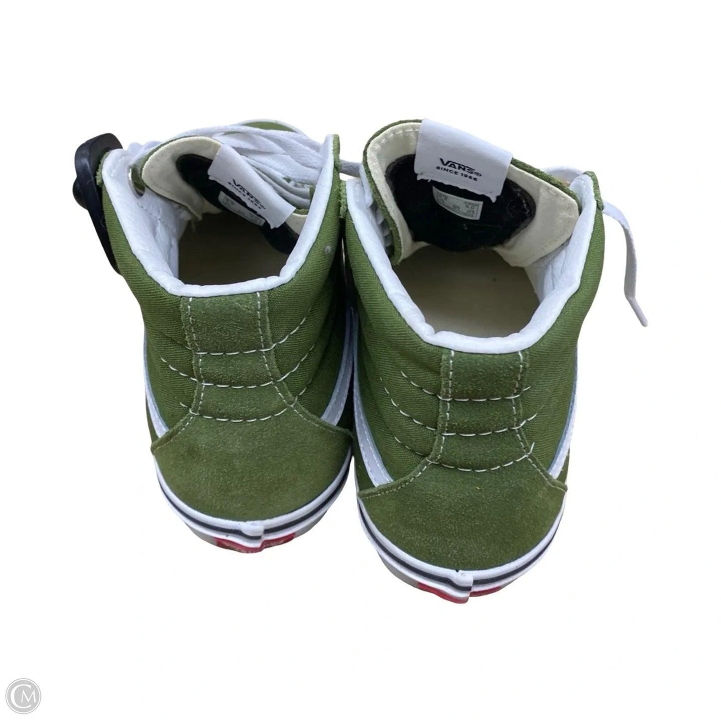 Shoes Sneakers By Vans In Green, Size: 8