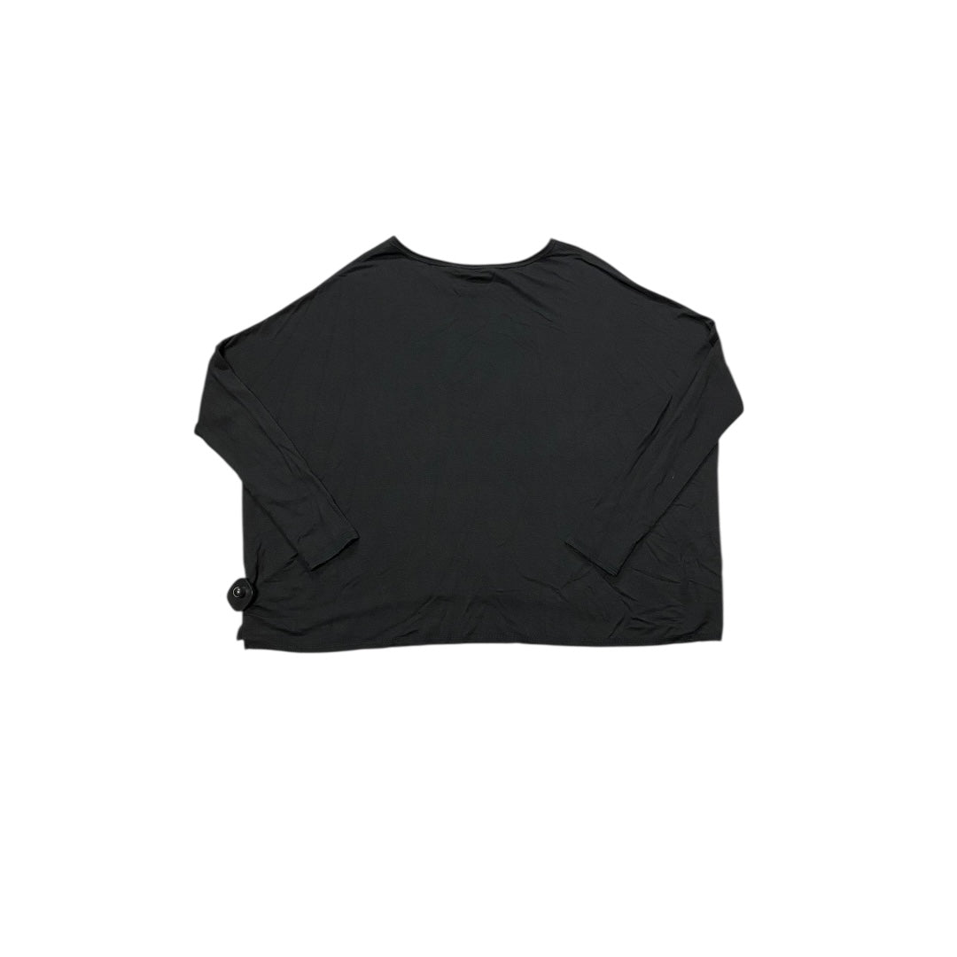 Athletic Top Ls Crewneck By Athleta In Black, Size:M