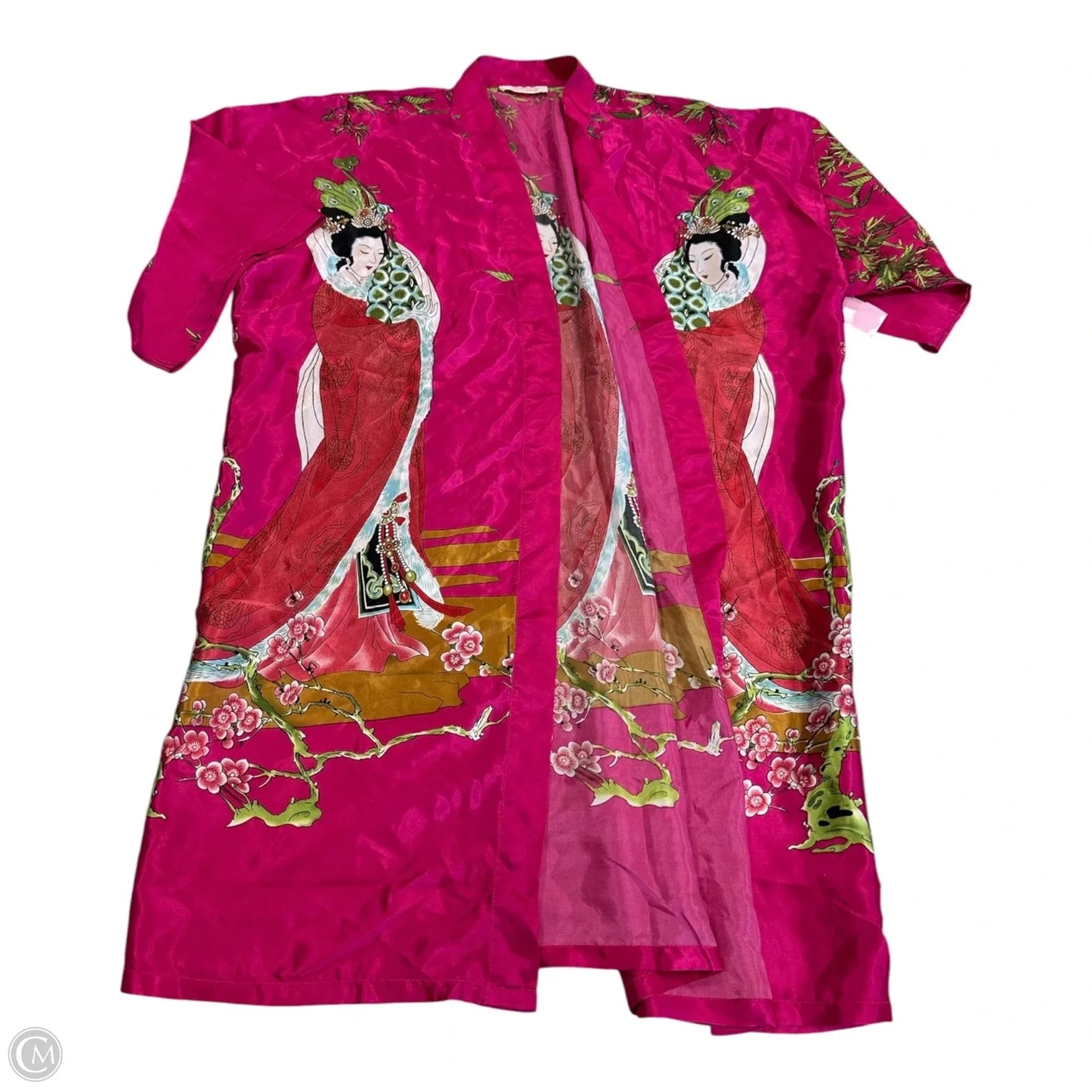 Kimono By Clothes Mentor In Pink, Size: Osfm