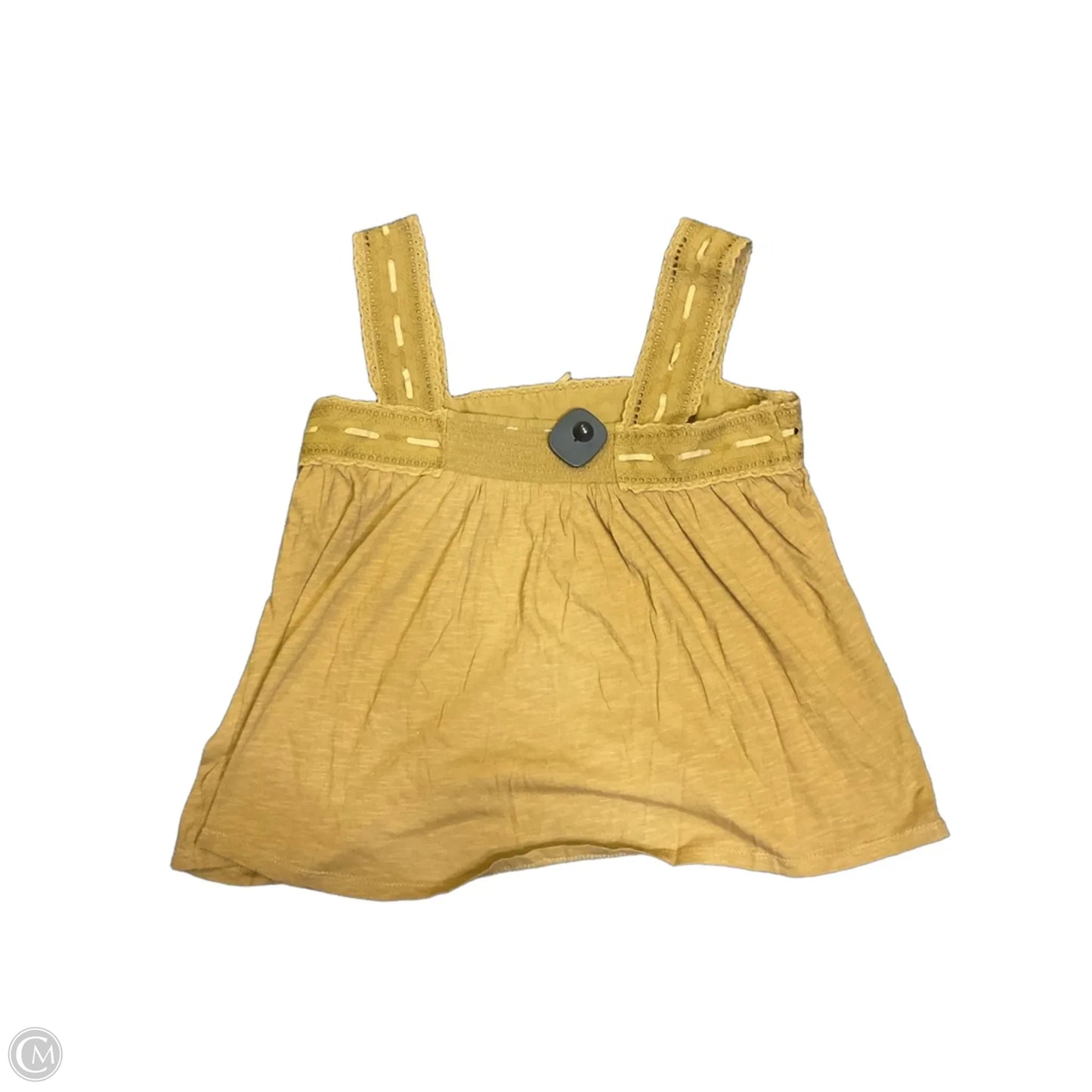 Tank Top By Lucky Brand In Yellow, Size: M