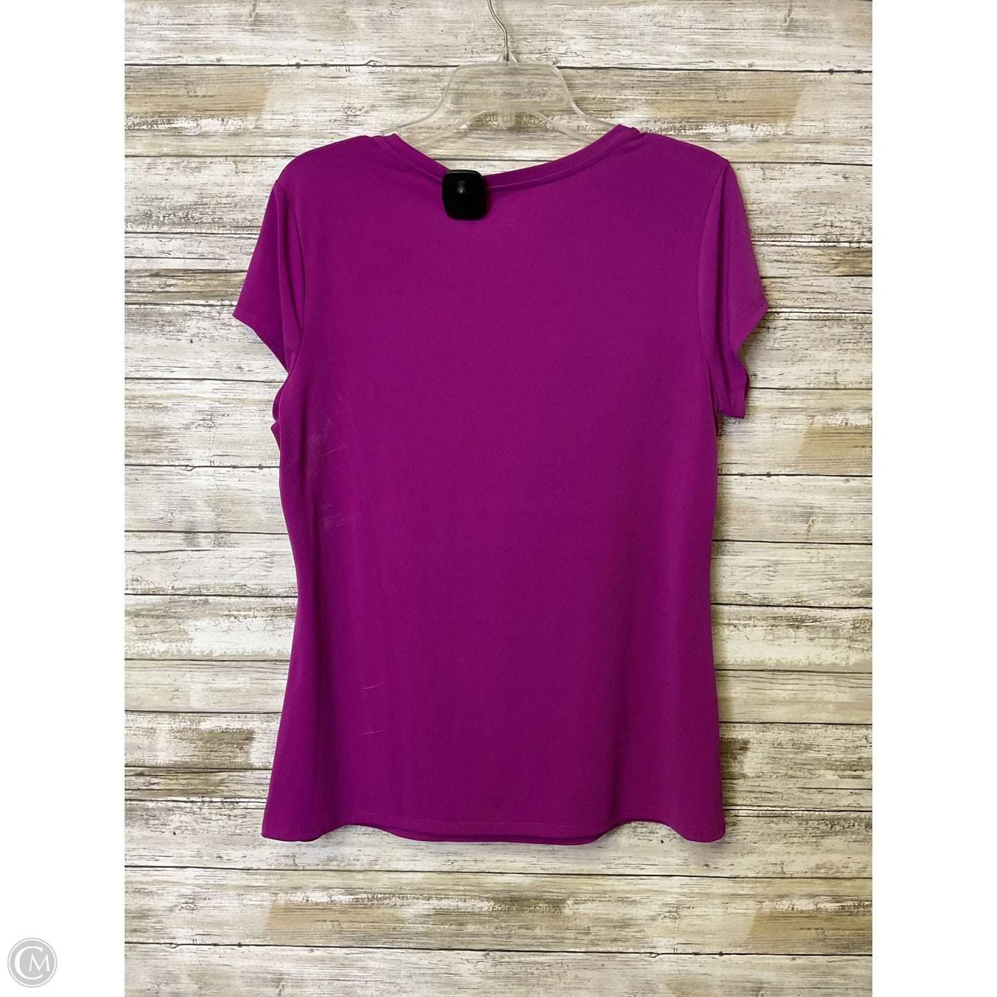 Top Short Sleeve By Worthington In Purple, Size: Xl