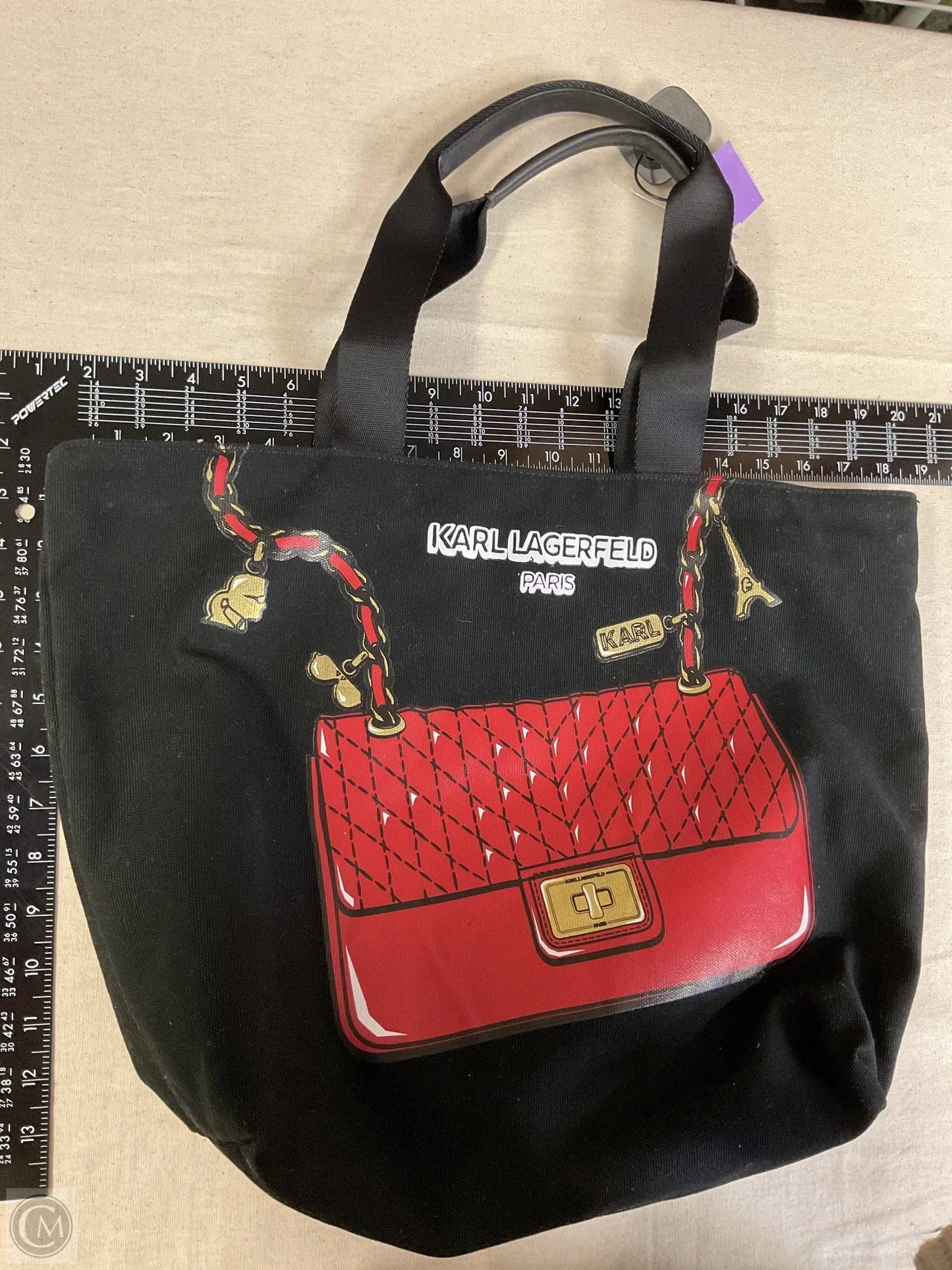 Handbag Designer By Karl Lagerfeld, Size: Large