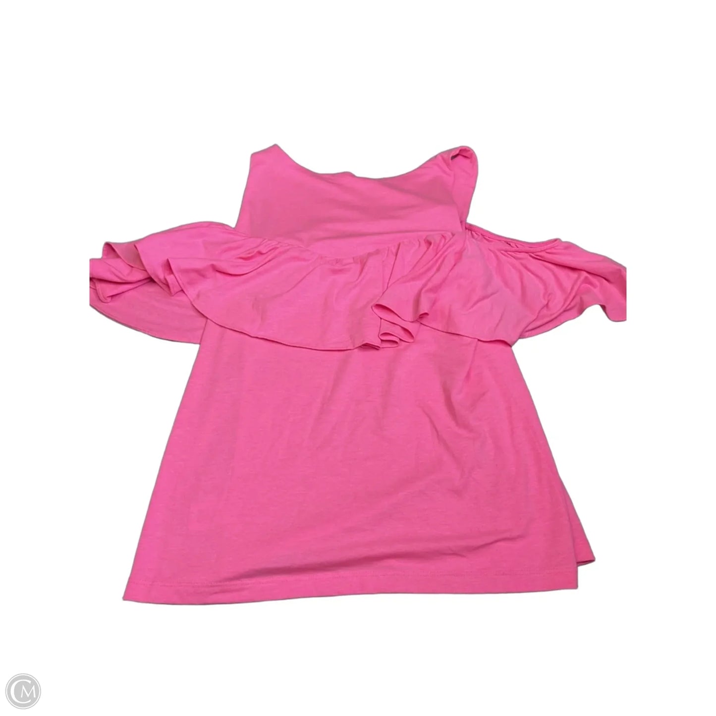 Top Short Sleeve Designer By Lilly Pulitzer In Pink, Size: S