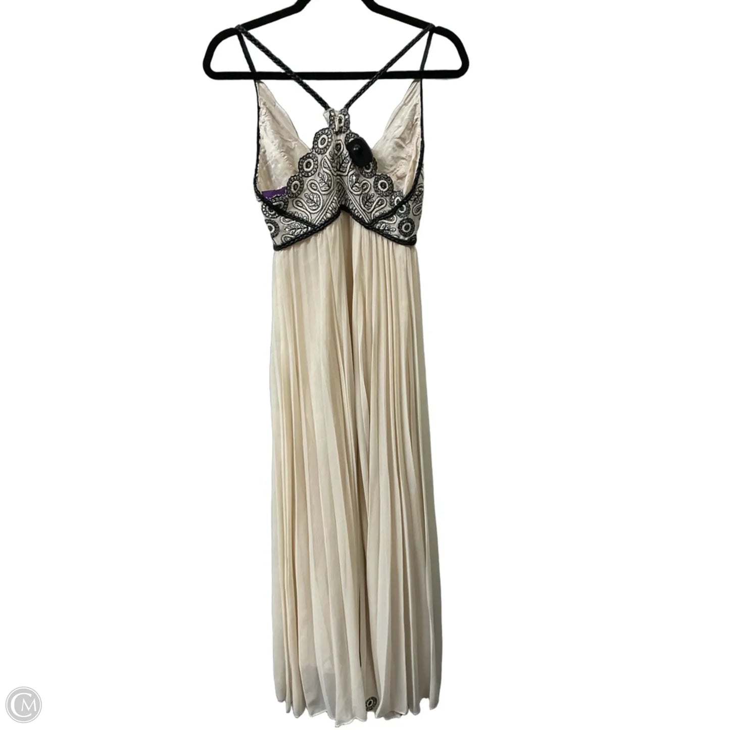 Dress Party Long By Free People In Black & Cream, Size: 2