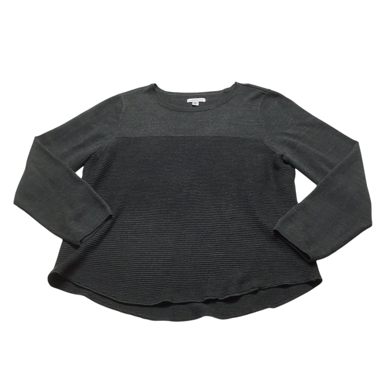 Sweater By Croft And Barrow In Grey, Size: L