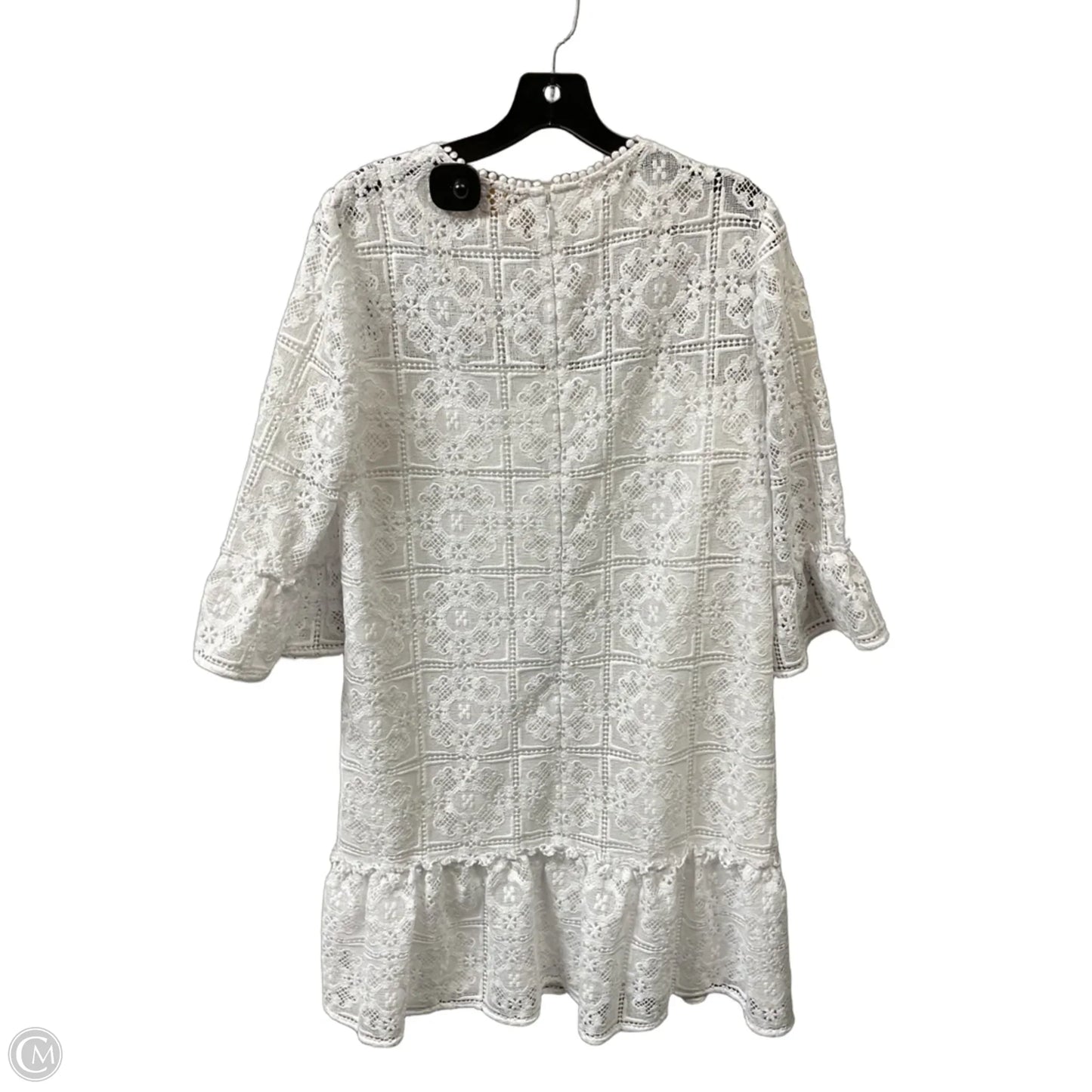 Dress Designer By Kate Spade In White, Size: 12