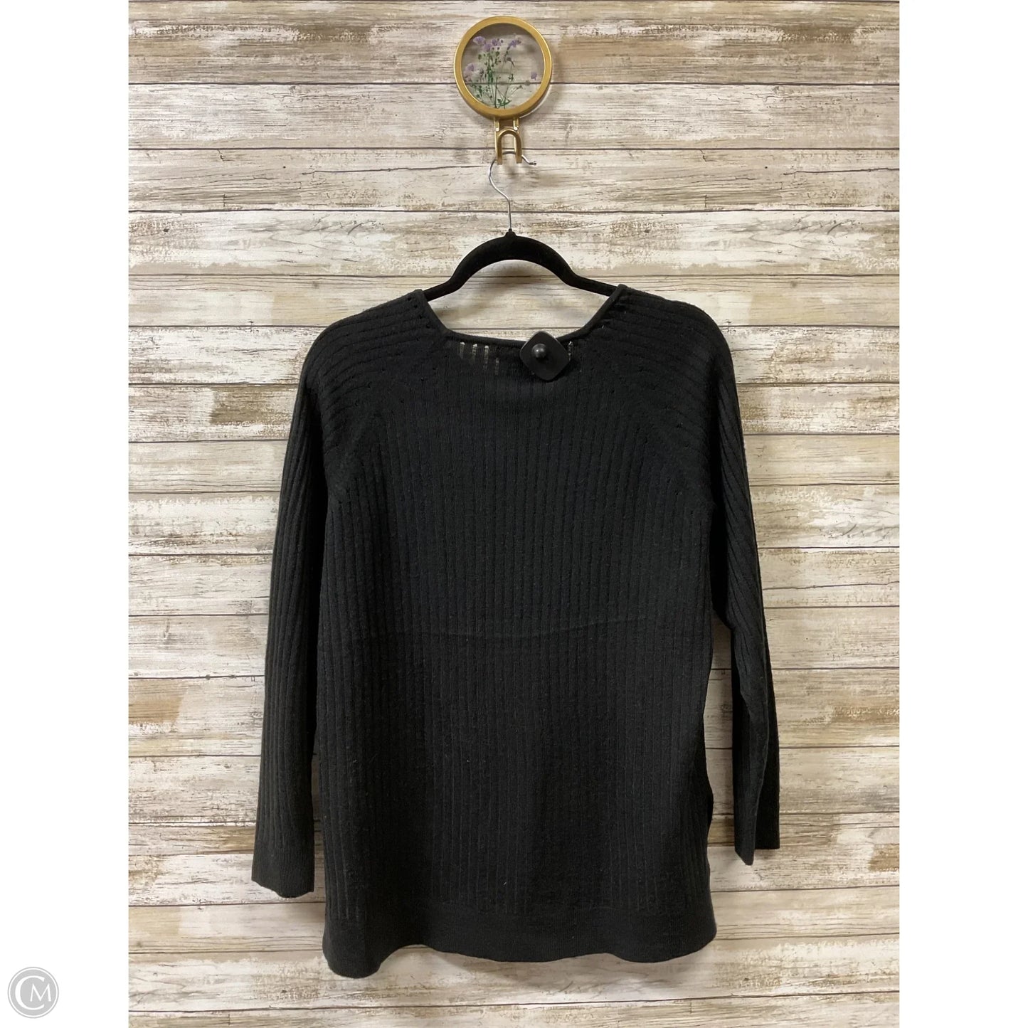 Sweater By Tribal In Black, Size: L