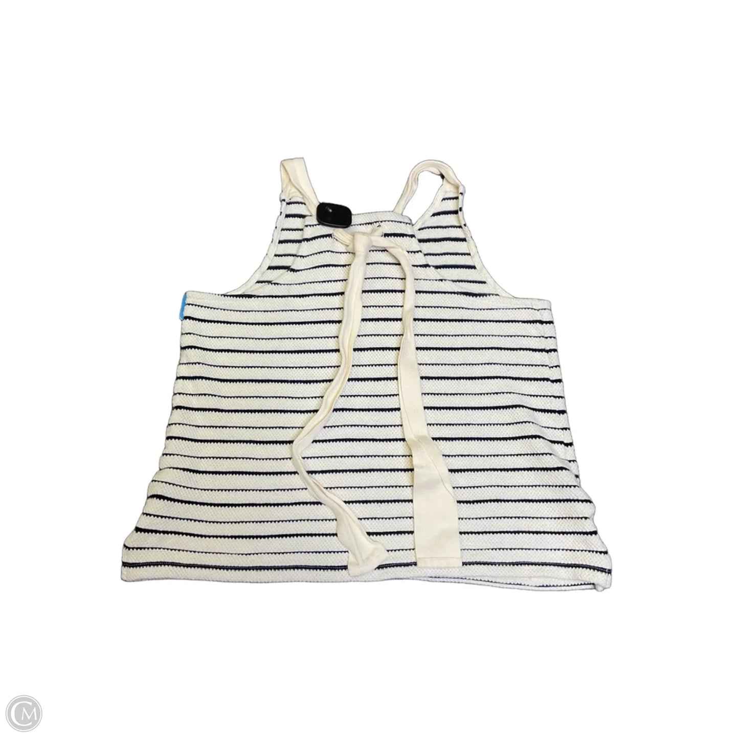 Top Sleeveless By Madewell In Striped Pattern, Size: L