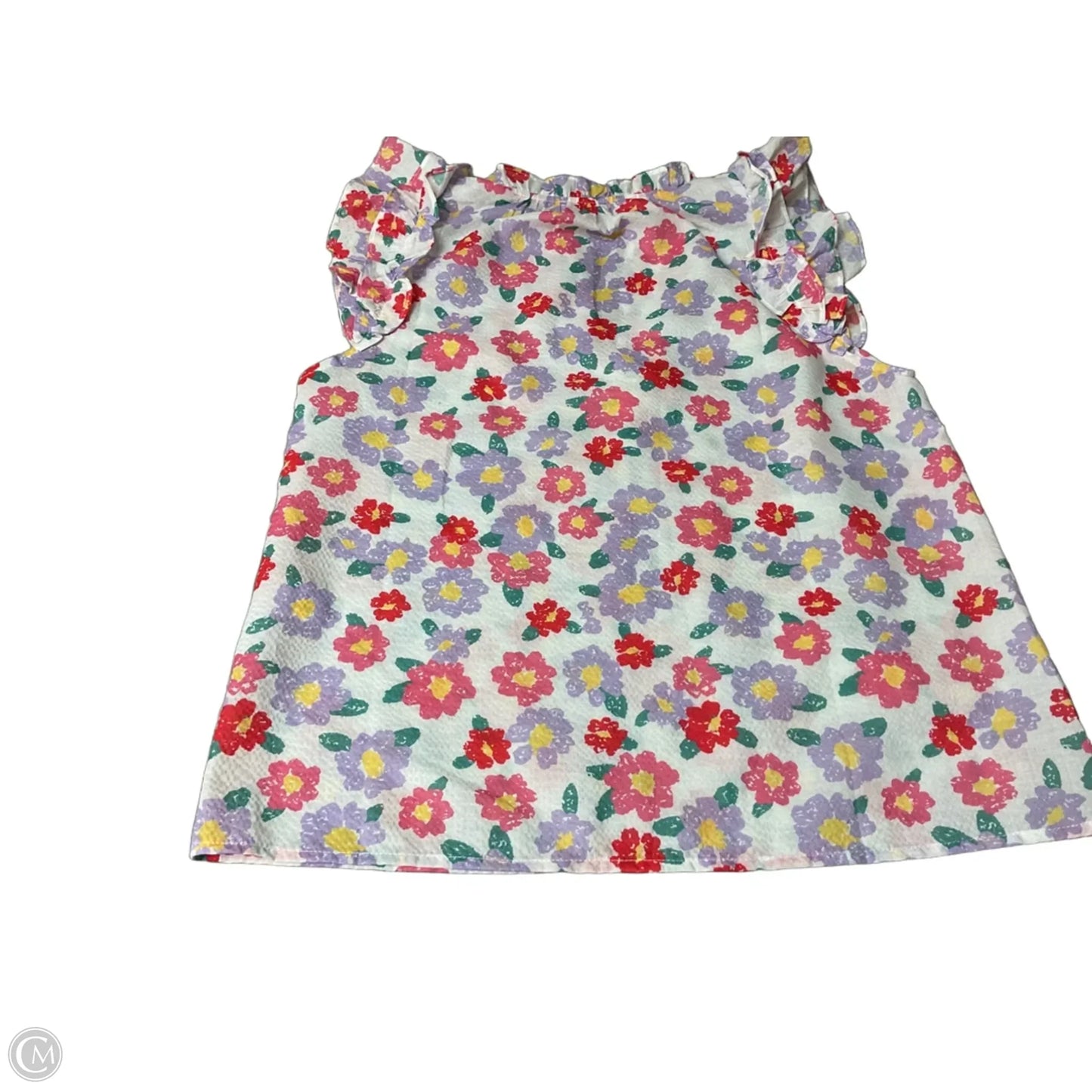 Top Sleeveless By Thml In Floral Print, Size: Xs
