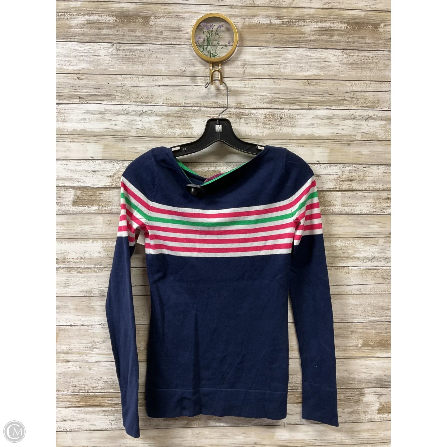 Top Long Sleeve Designer By Lilly Pulitzer In Navy, Size: Xs