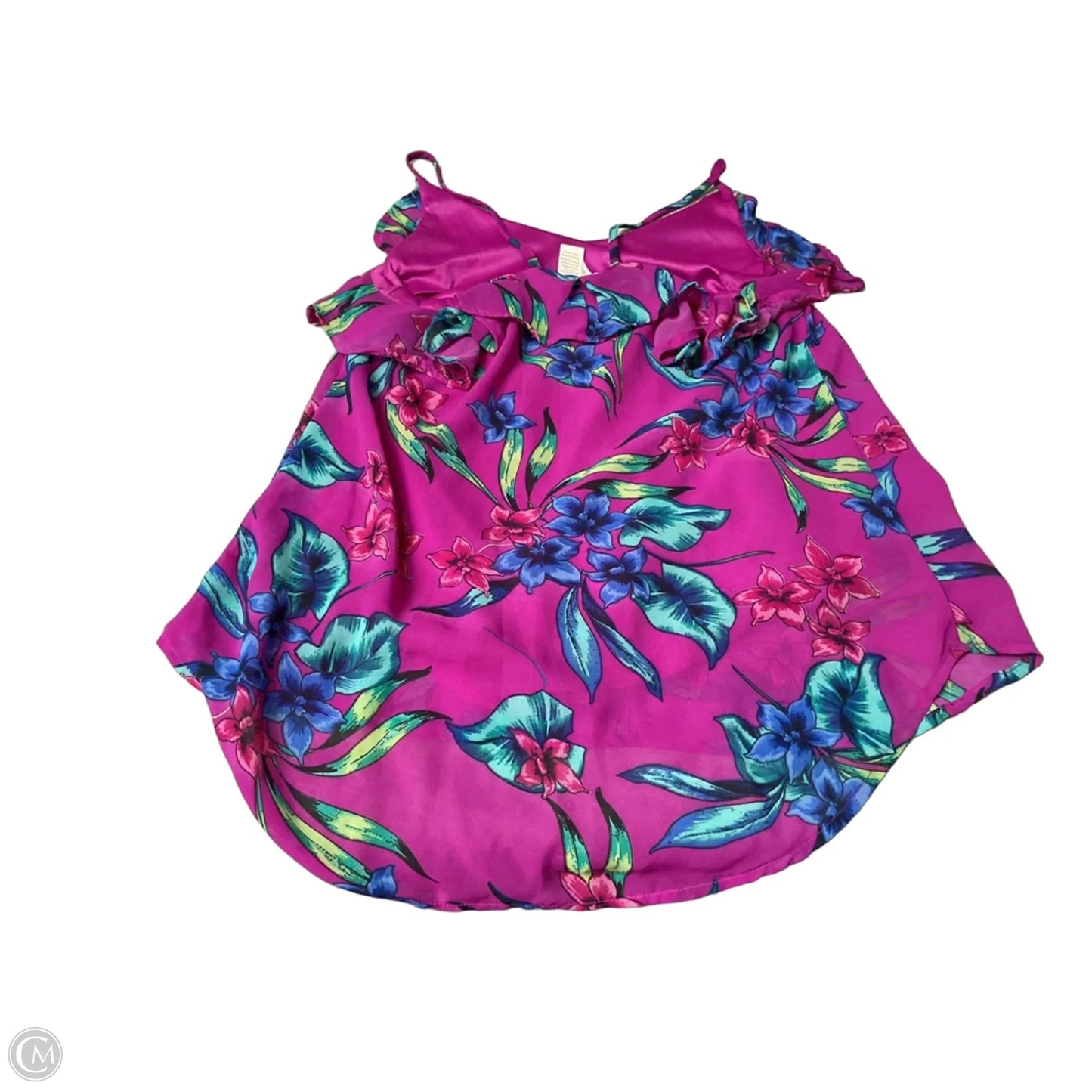 Blouse Sleeveless By Japna In Purple, Size: S