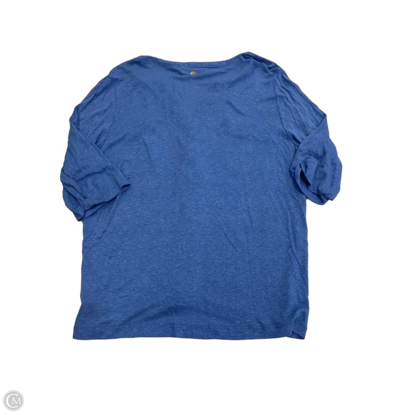 Top 3/4 Sleeve By Clothes Mentor In Blue, Size: Xl