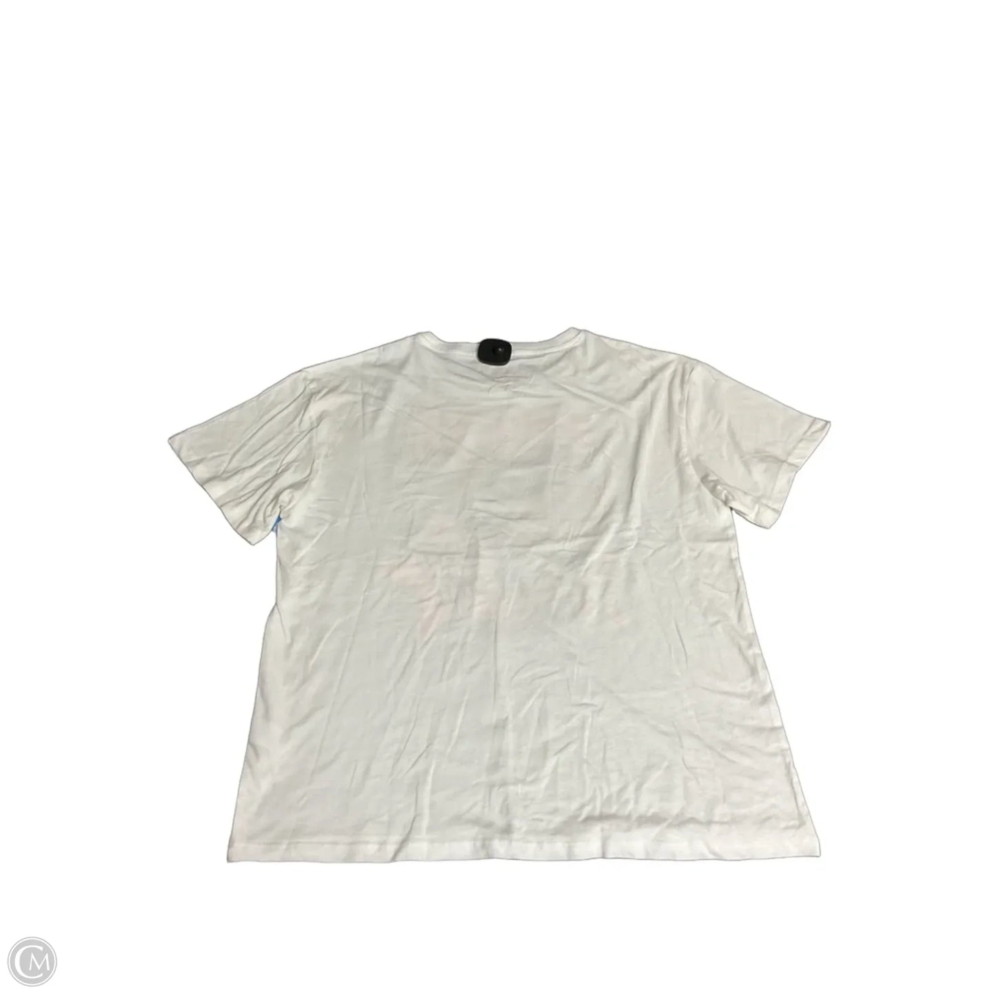 Top Short Sleeve Basic By Clothes Mentor In White, Size: L