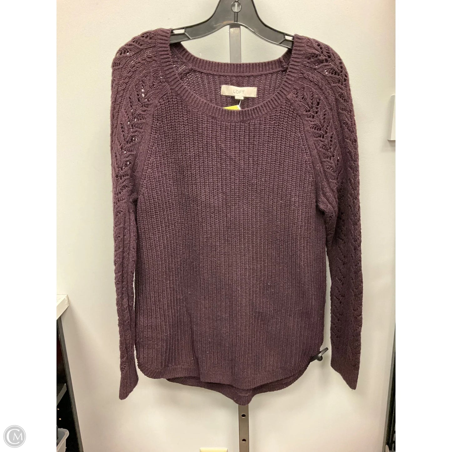 Sweater By Loft In Maroon, Size: M