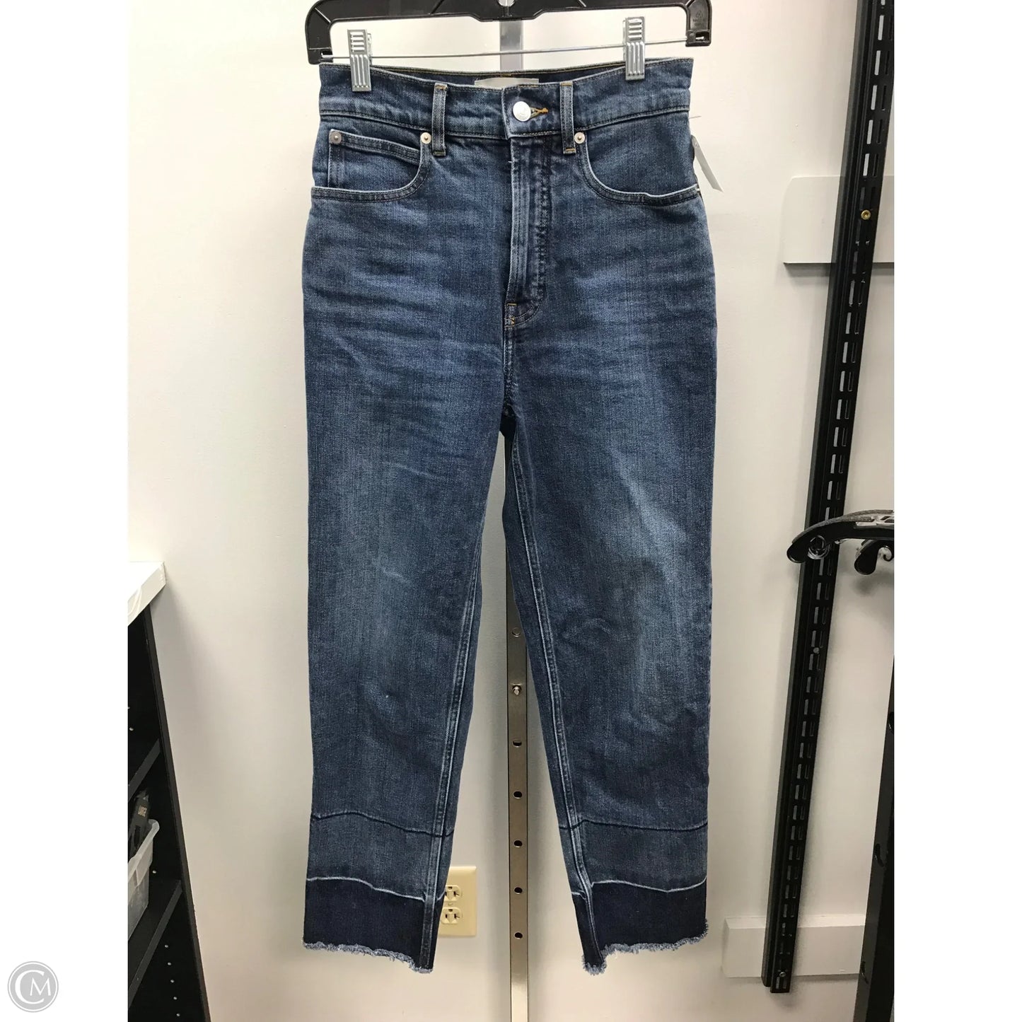 Jeans Flared By Everlane In Blue Denim, Size: 2