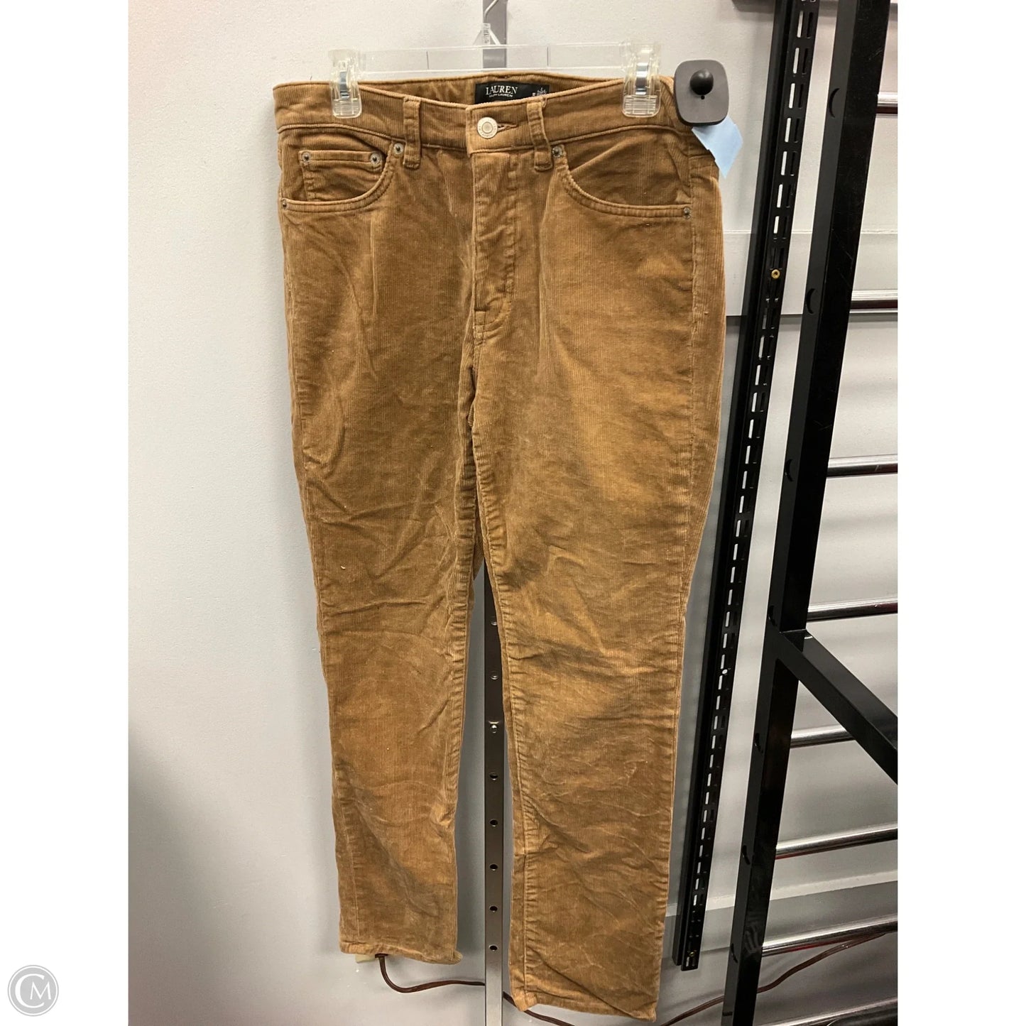Pants Corduroy By Lauren By Ralph Lauren In Tan, Size: 10