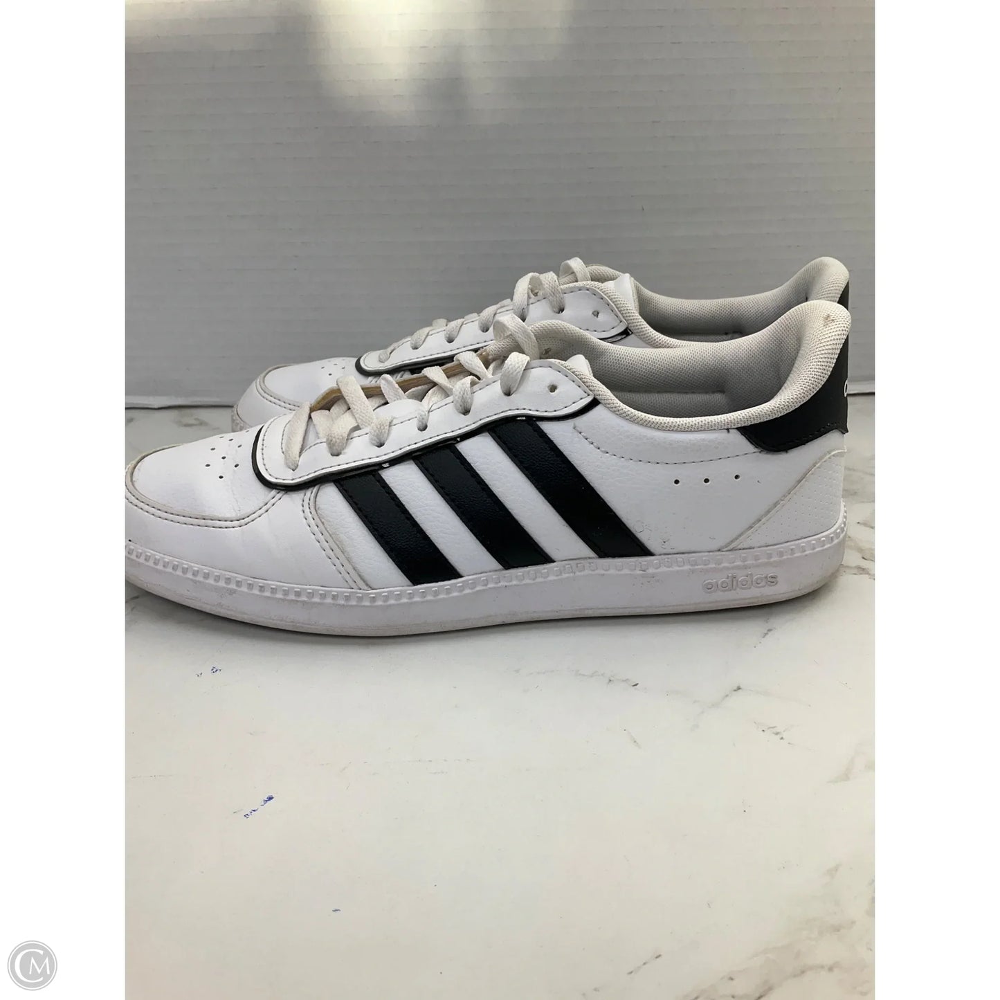 Shoes Athletic By Adidas In White, Size: 8