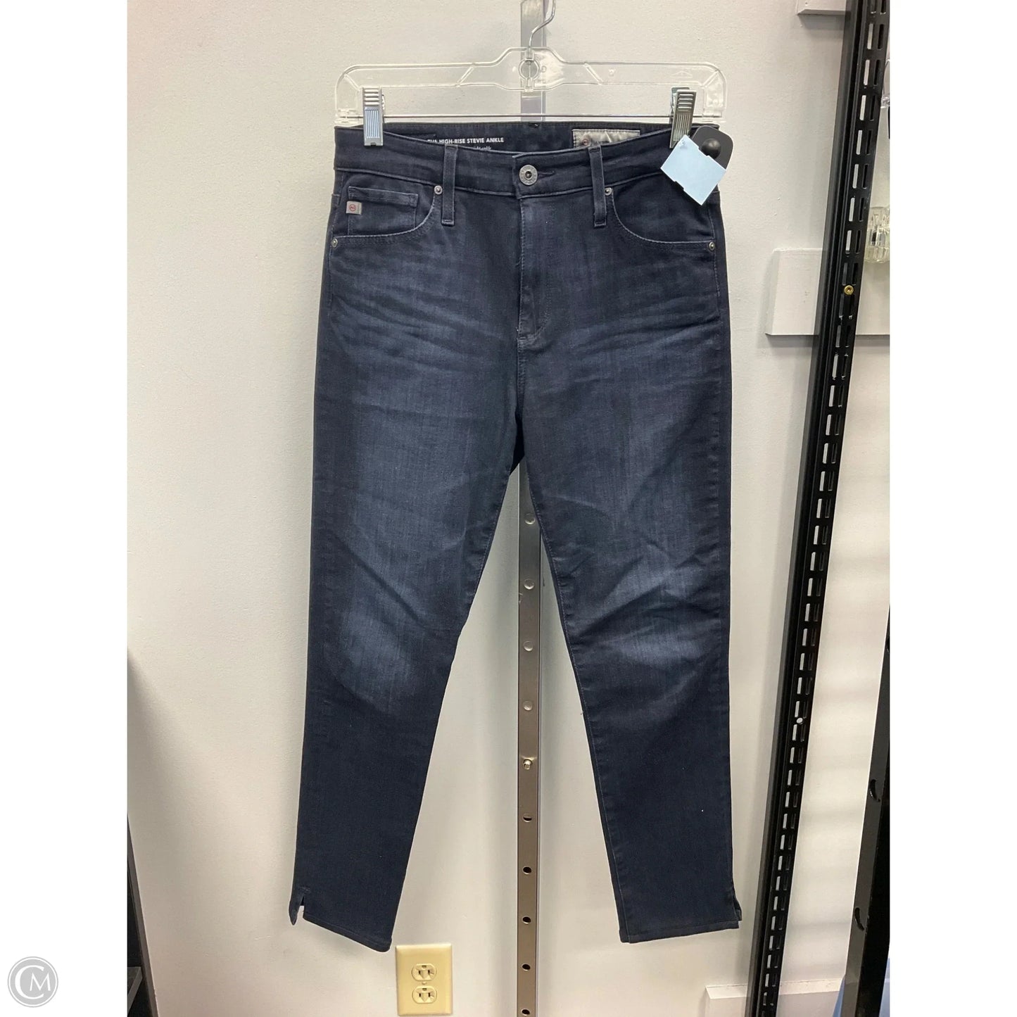 Jeans Straight By Adriano Goldschmied In Blue Denim, Size: 2