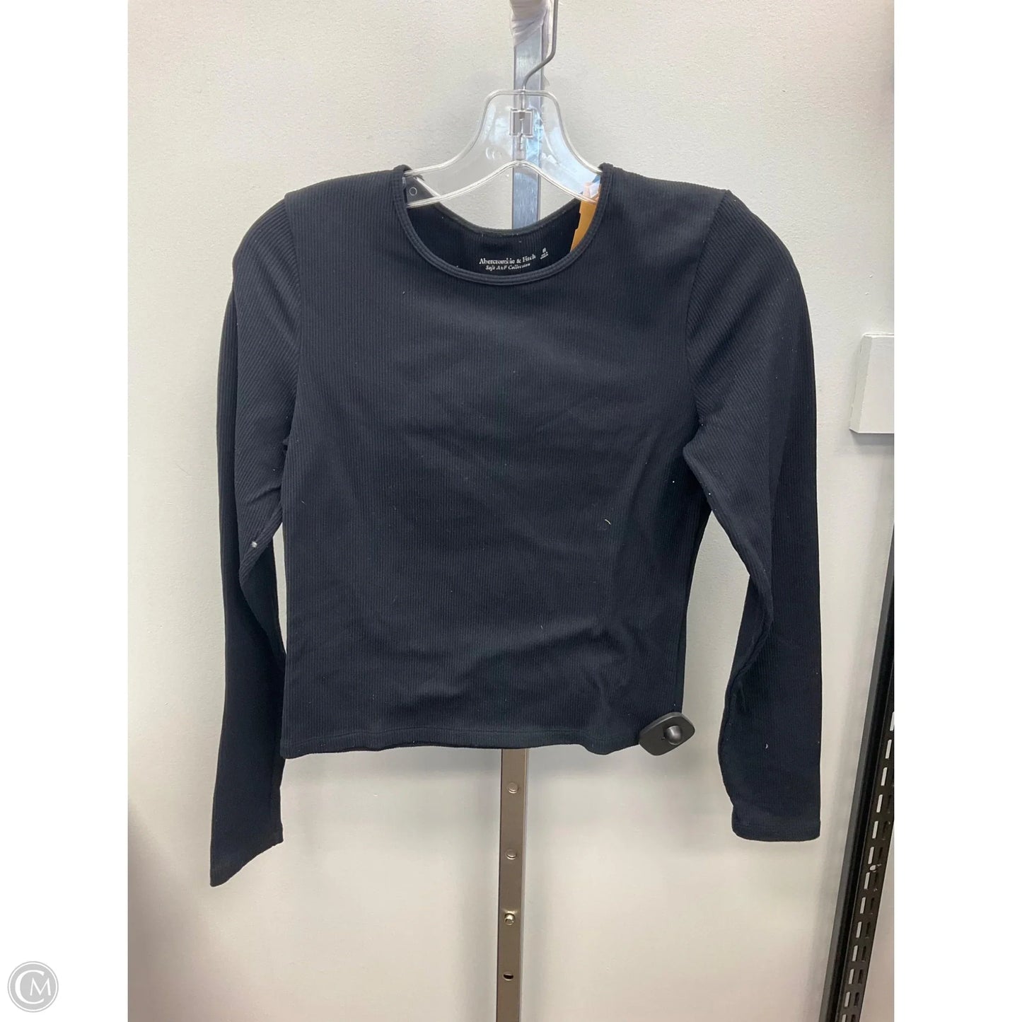 Top Long Sleeve Basic By Abercrombie And Fitch In Black, Size: M