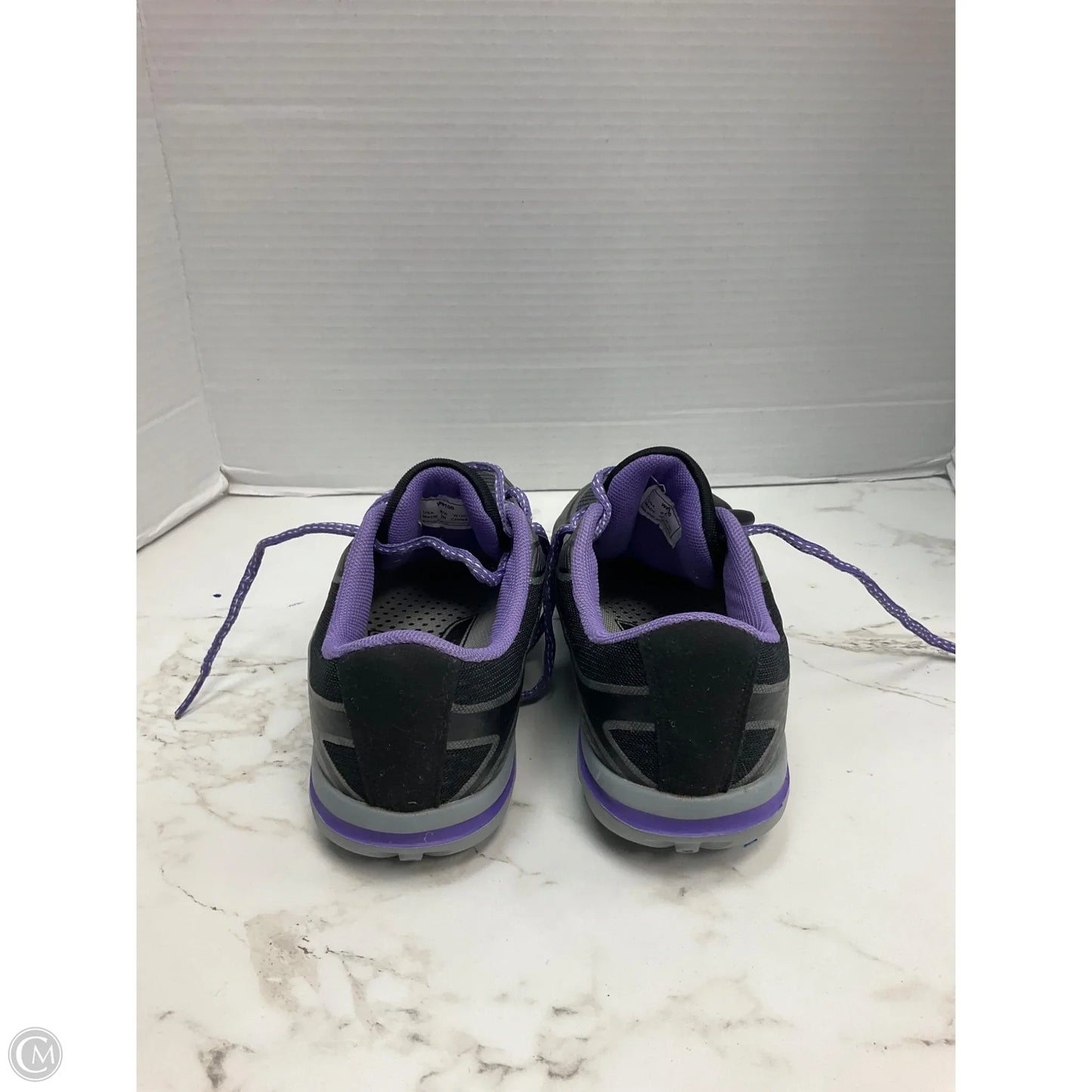 Shoes Athletic By Cme In Grey & Purple, Size: 8.5