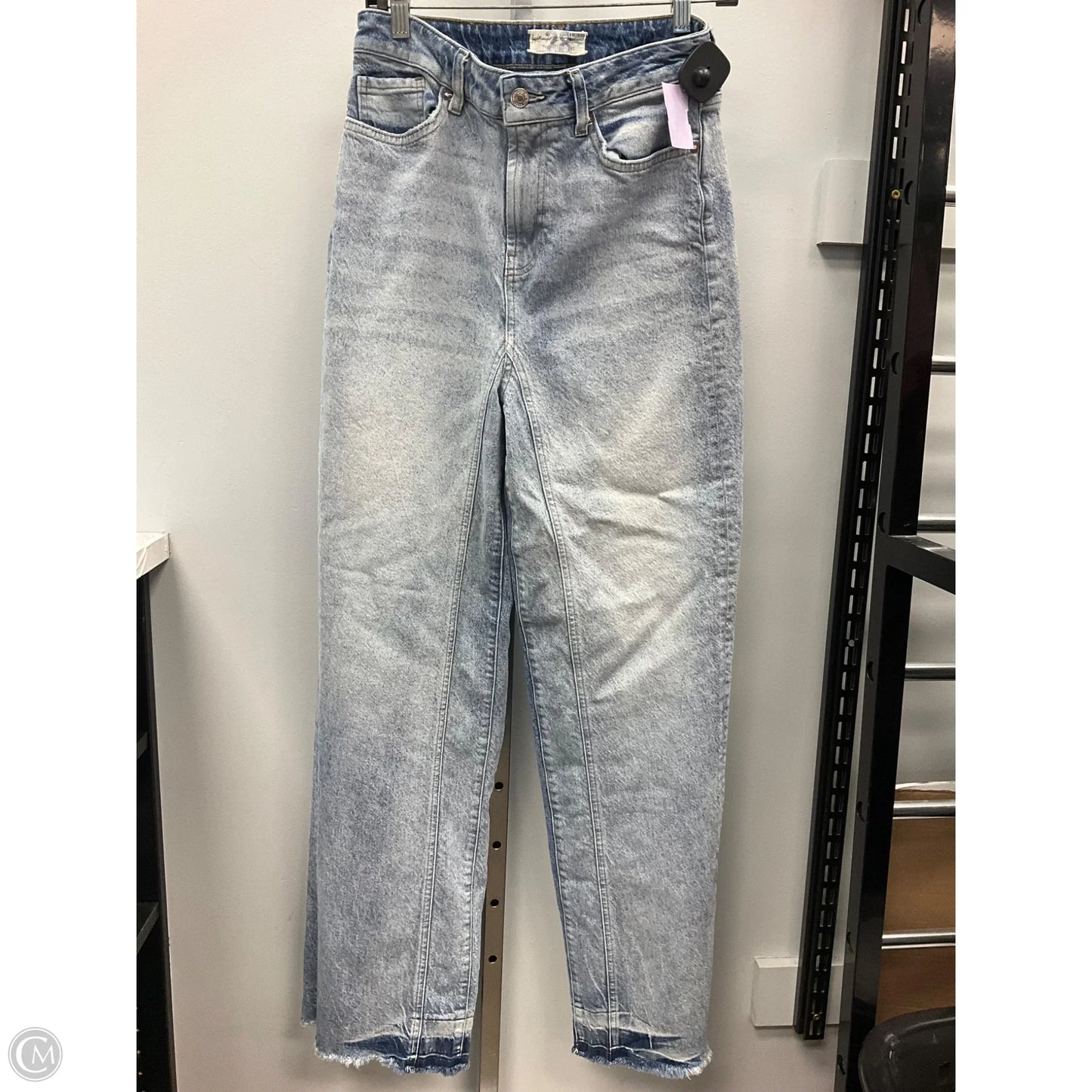 Jeans Wide Leg By We The Free In Blue Denim, Size: 6