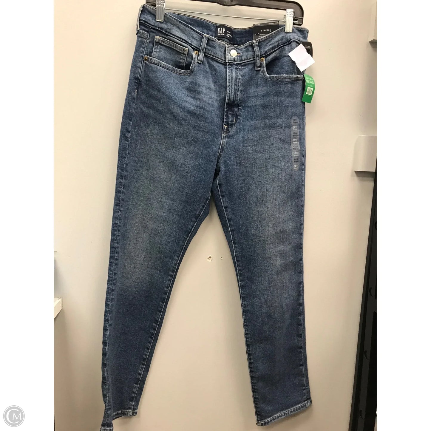 Jeans Boyfriend By Gap In Blue Denim, Size: 12