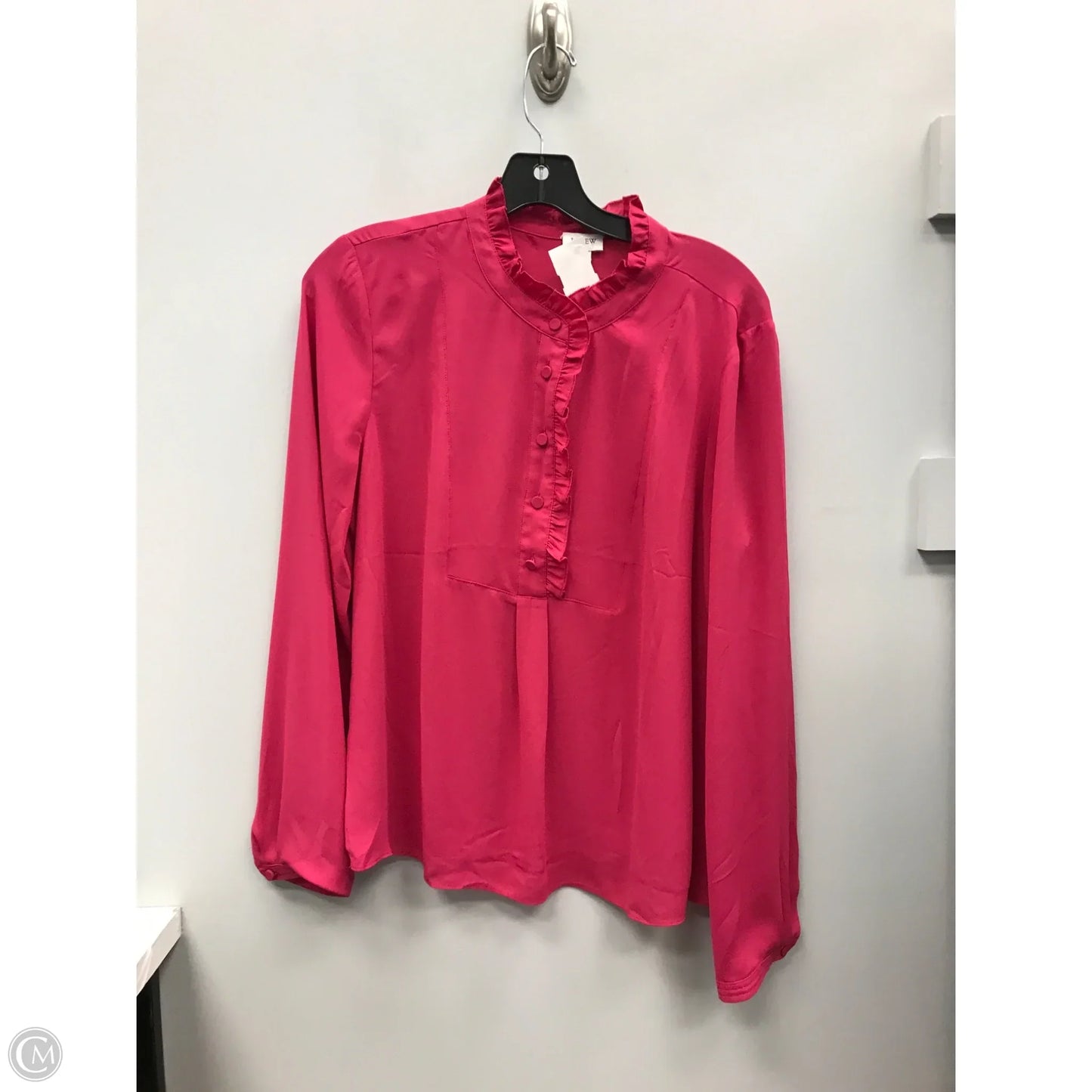 Top Long Sleeve By J. Crew In Pink, Size: 10