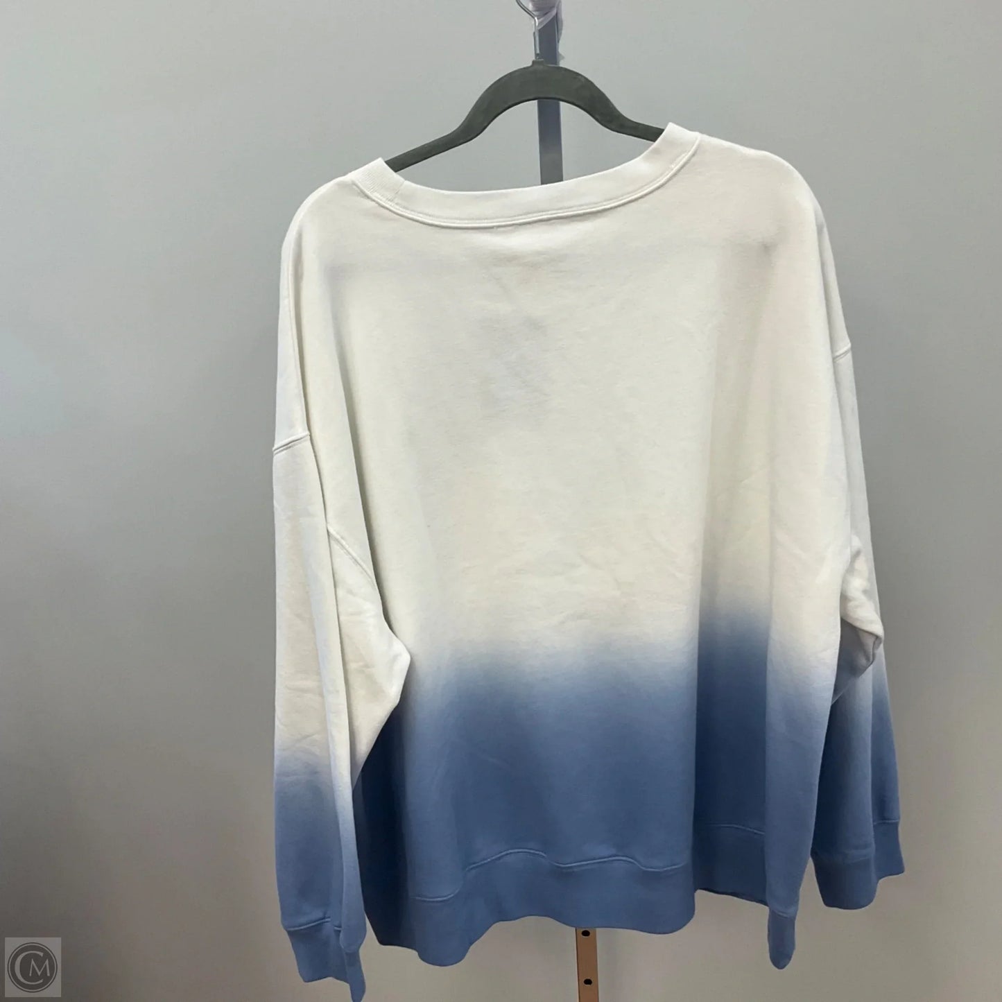 Sweatshirt Crewneck By Gap In Ombre Print, Size: Xxl