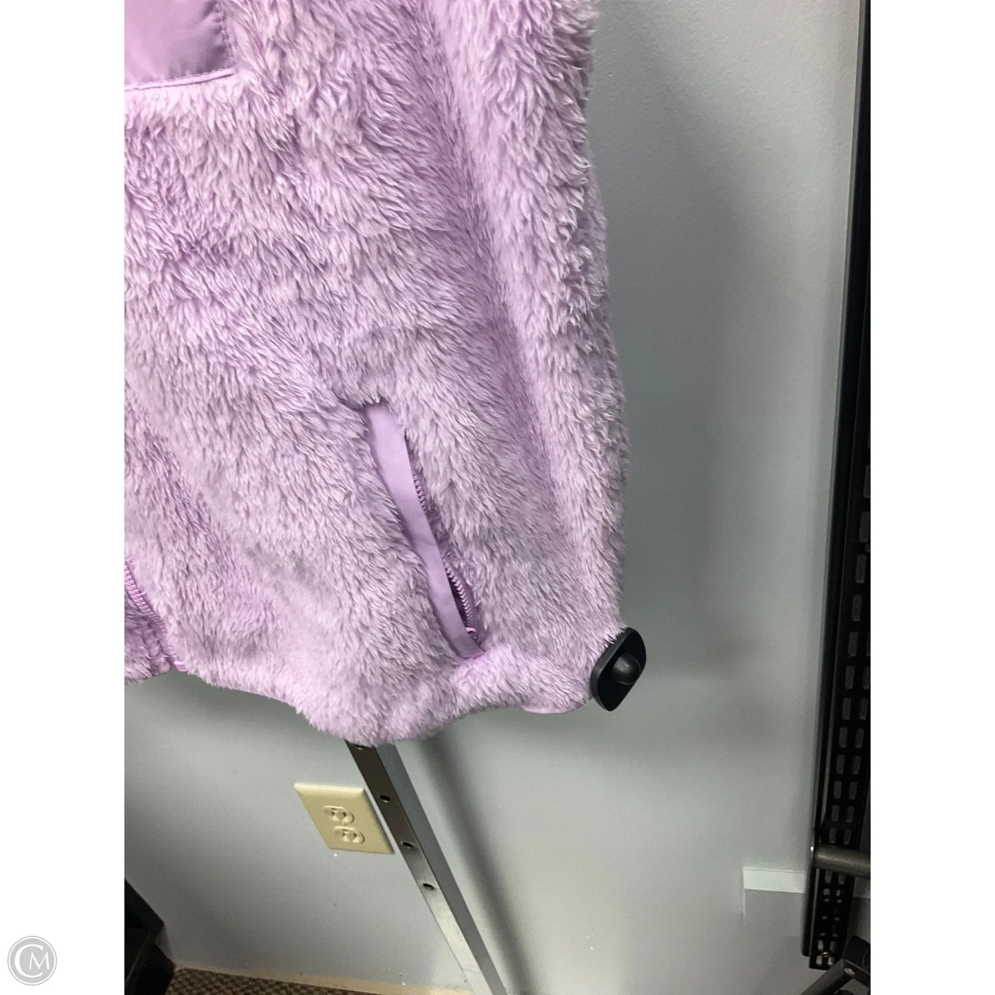 Vest Faux Fur & Sherpa By Lands End In Purple, Size: Xl