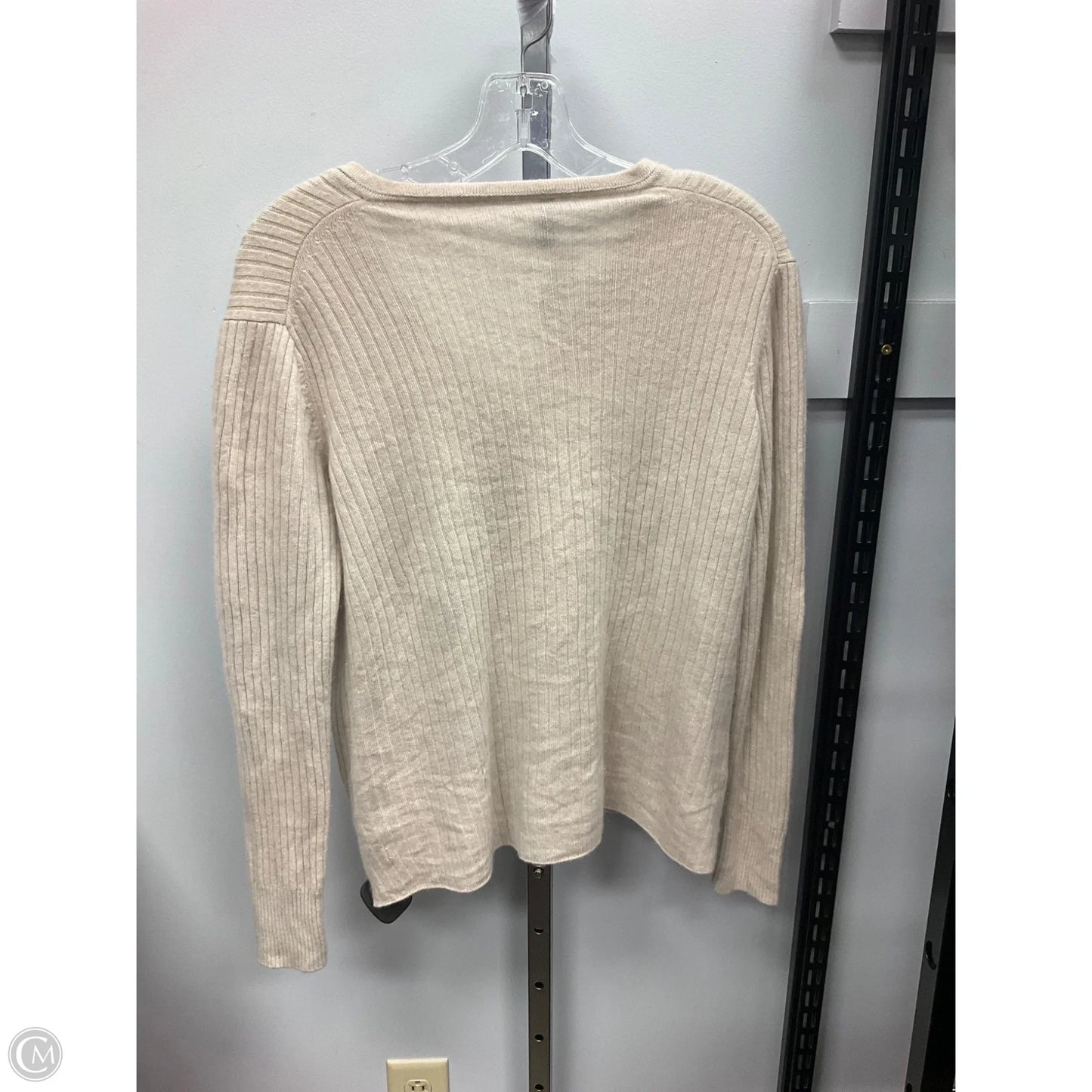 Sweater Designer By Lafayette 148 In Cream, Size: S