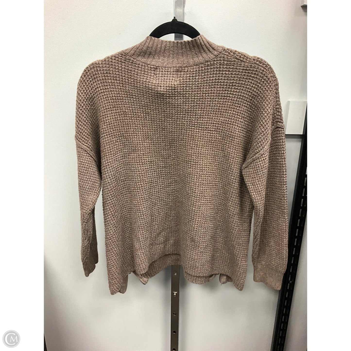 Sweater By Pink Rose In Brown, Size: L