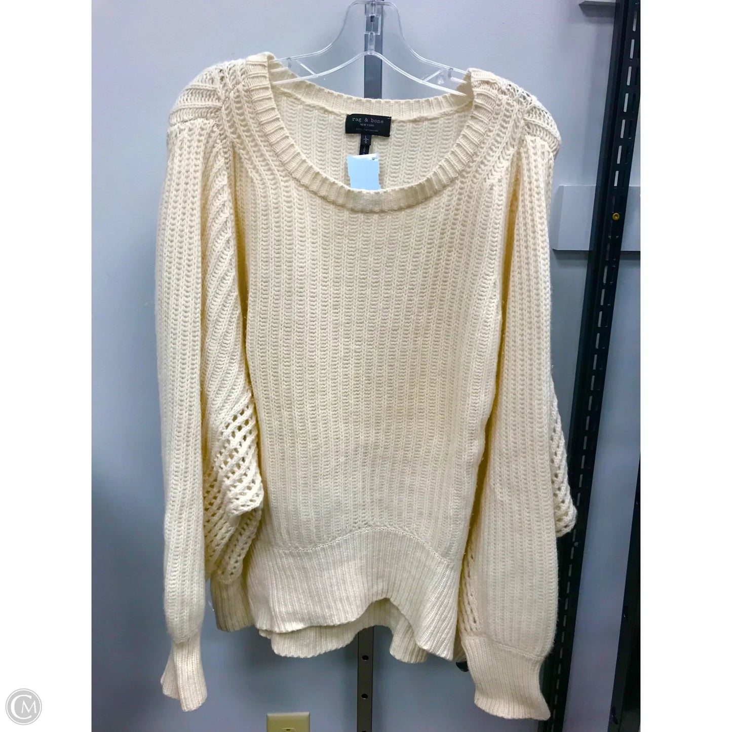 Sweater By Rag And Bone In Cream, Size: L