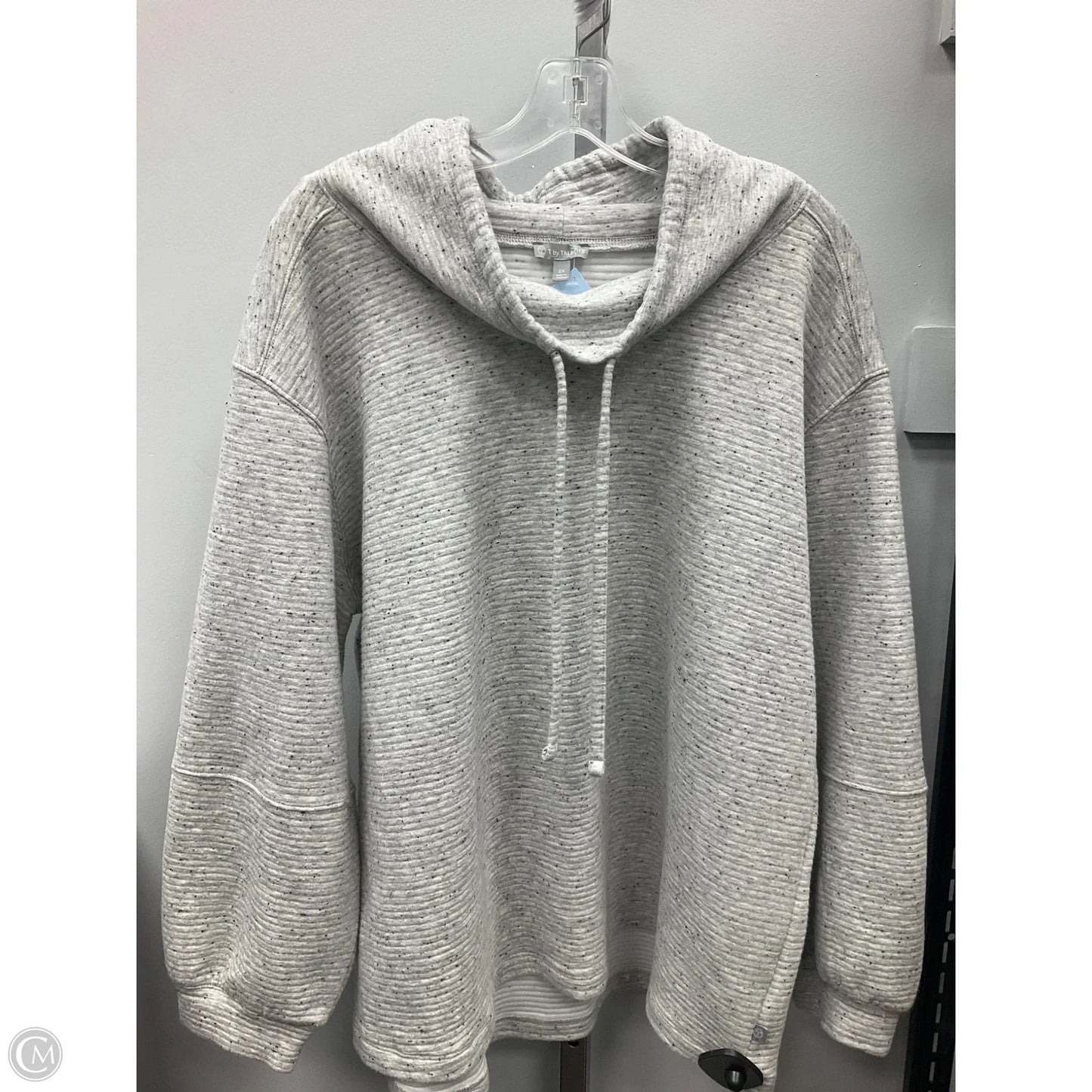 Top Long Sleeve By Talbots In Grey, Size: 2x