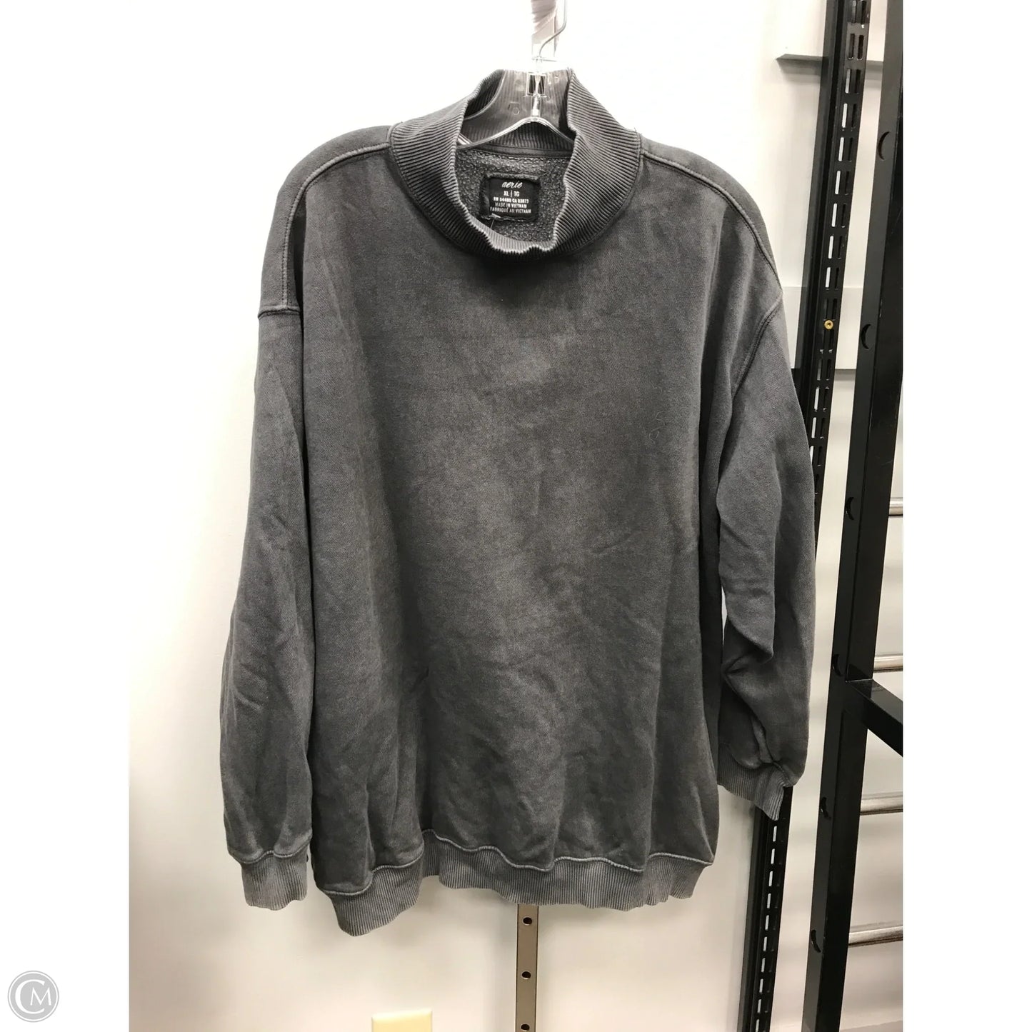 Top Long Sleeve By Aerie In Grey, Size: Xl