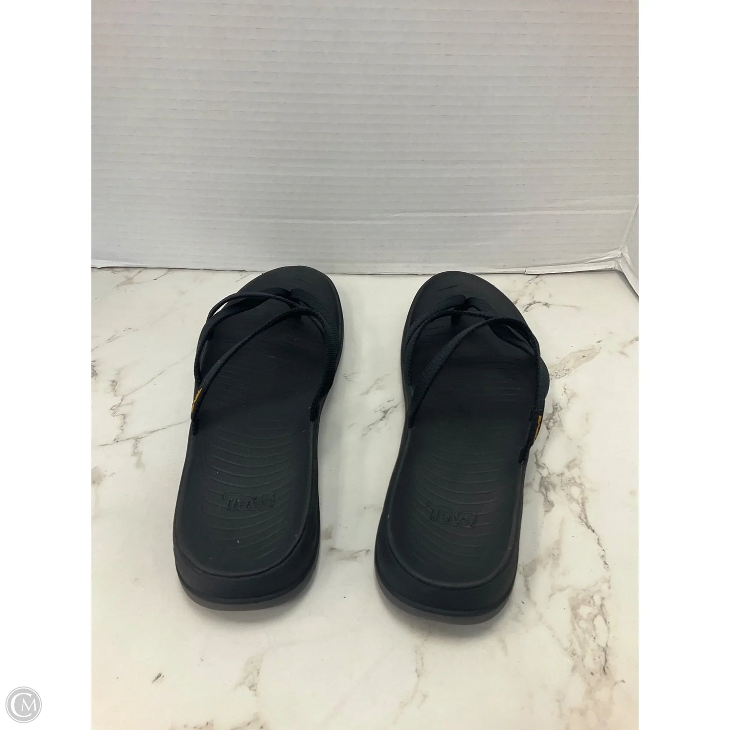 Sandals Flats By Teva In Black, Size: 8