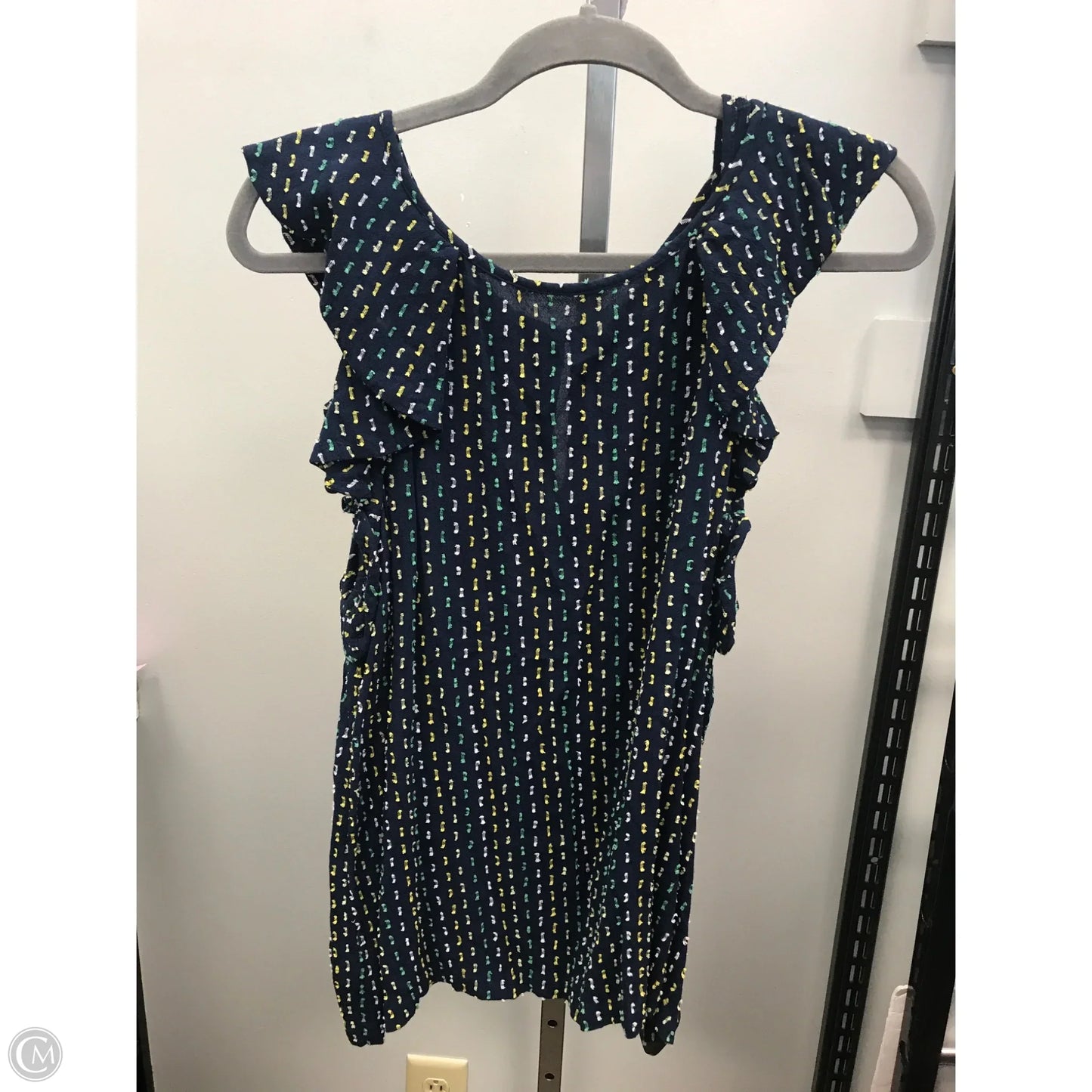 Top Sleeveless By Loft In Navy, Size: Xl