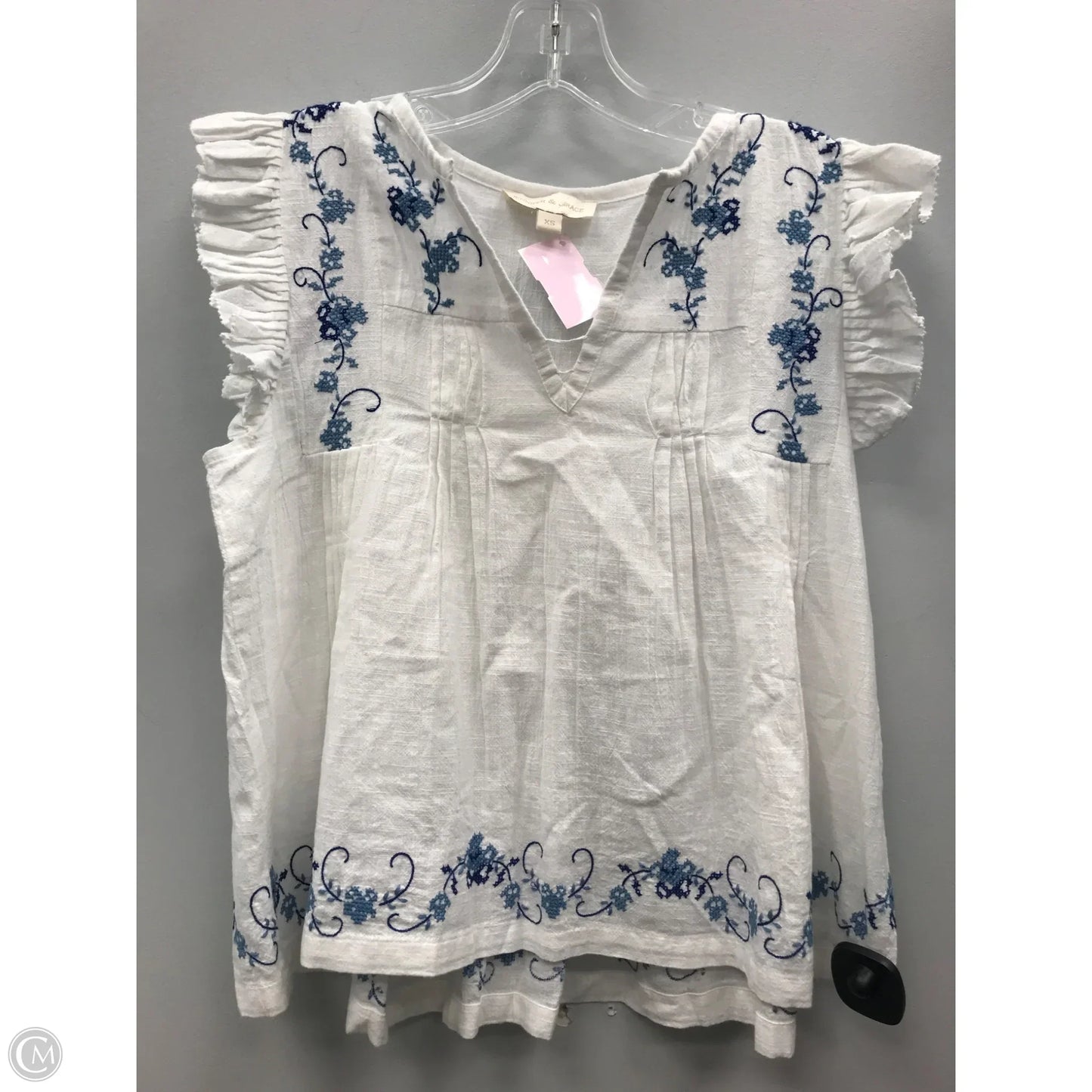 Top Sleeveless By Cmc In White, Size: Xs