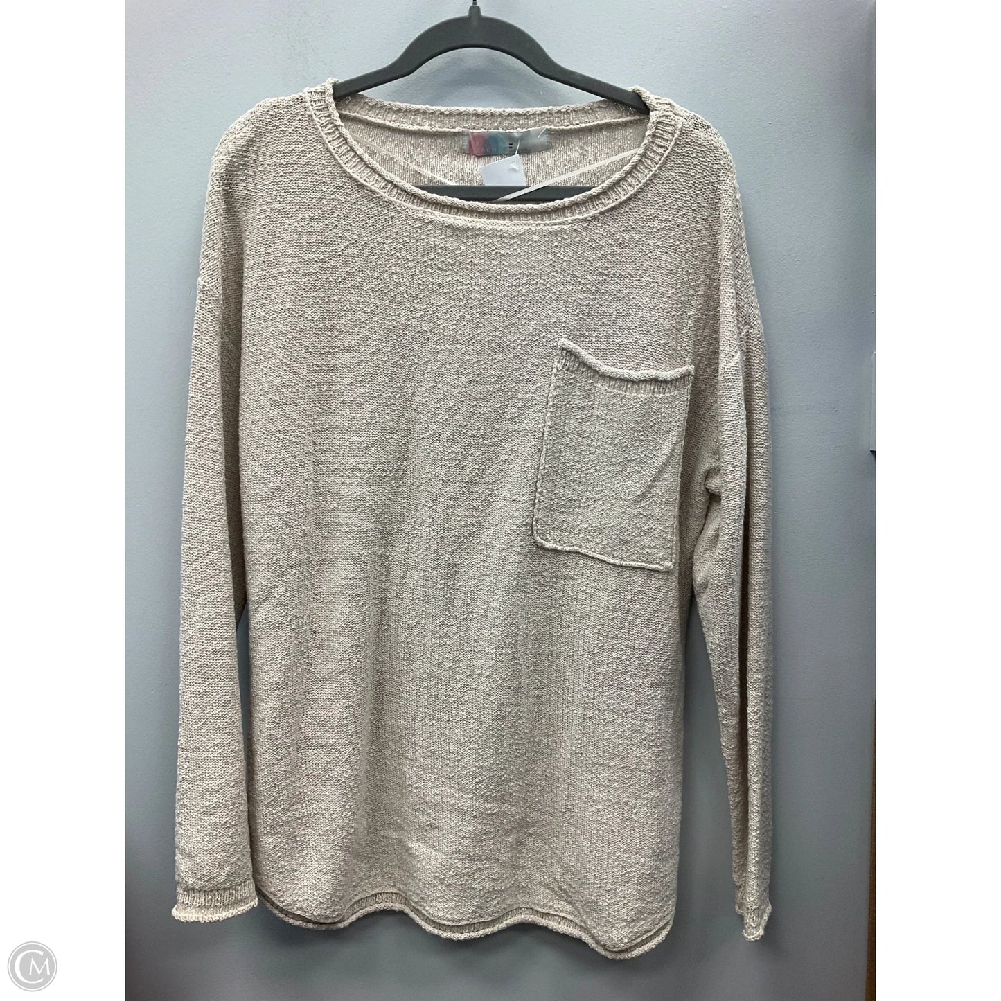 Top Long Sleeve By Free People In Beige, Size: M