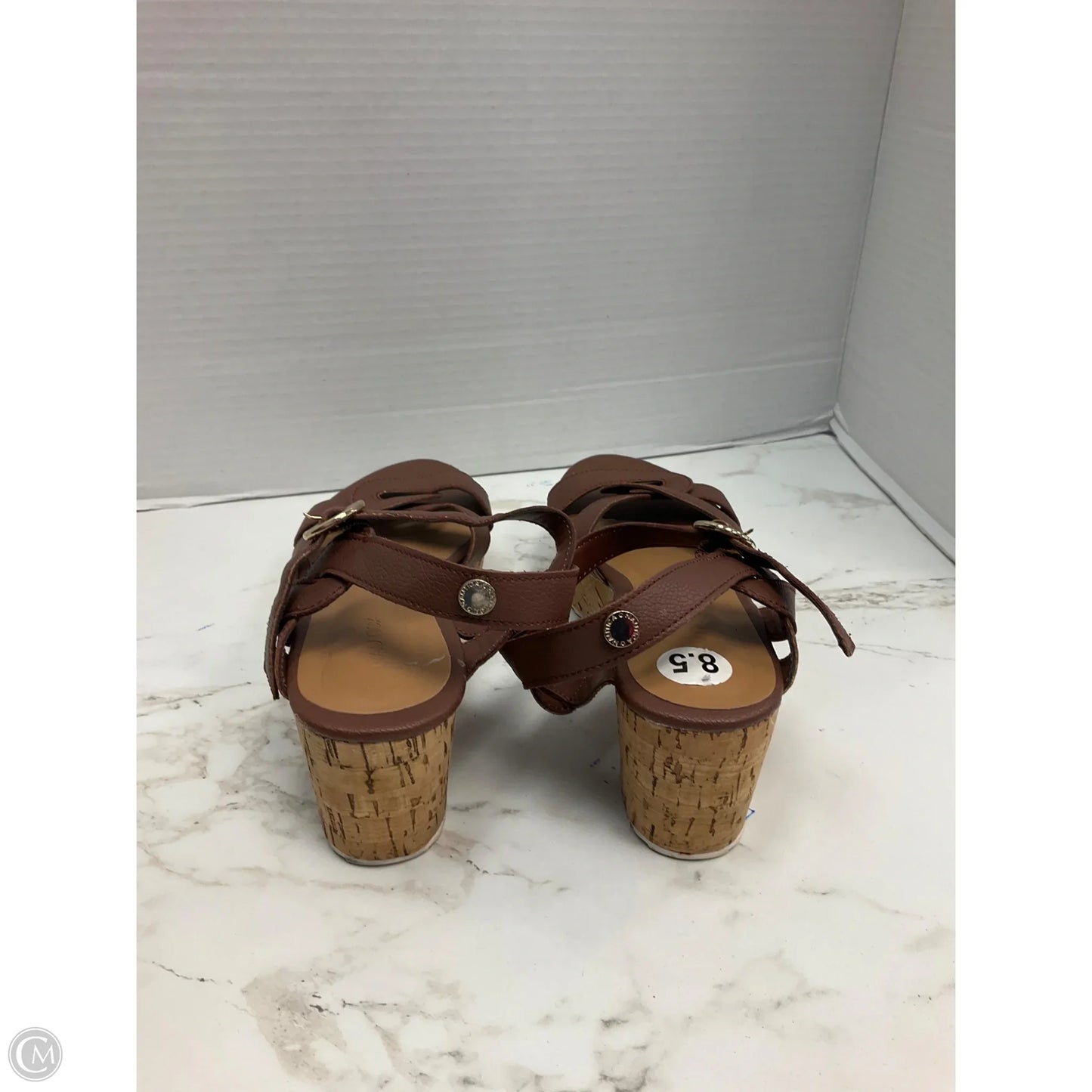 Shoes Heels Wedge By Nautica In Brown, Size: 8.5