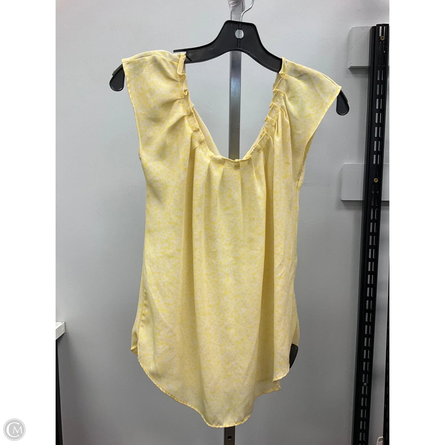 Top Sleeveless By Lc Lauren Conrad In Yellow, Size: Xs